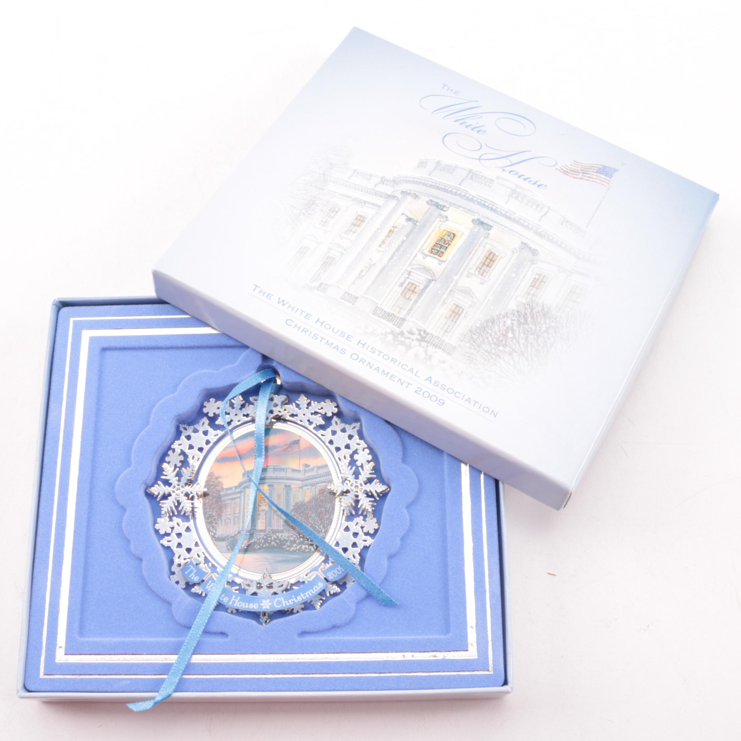 Assortment of White House Historical Association Christmas Ornaments