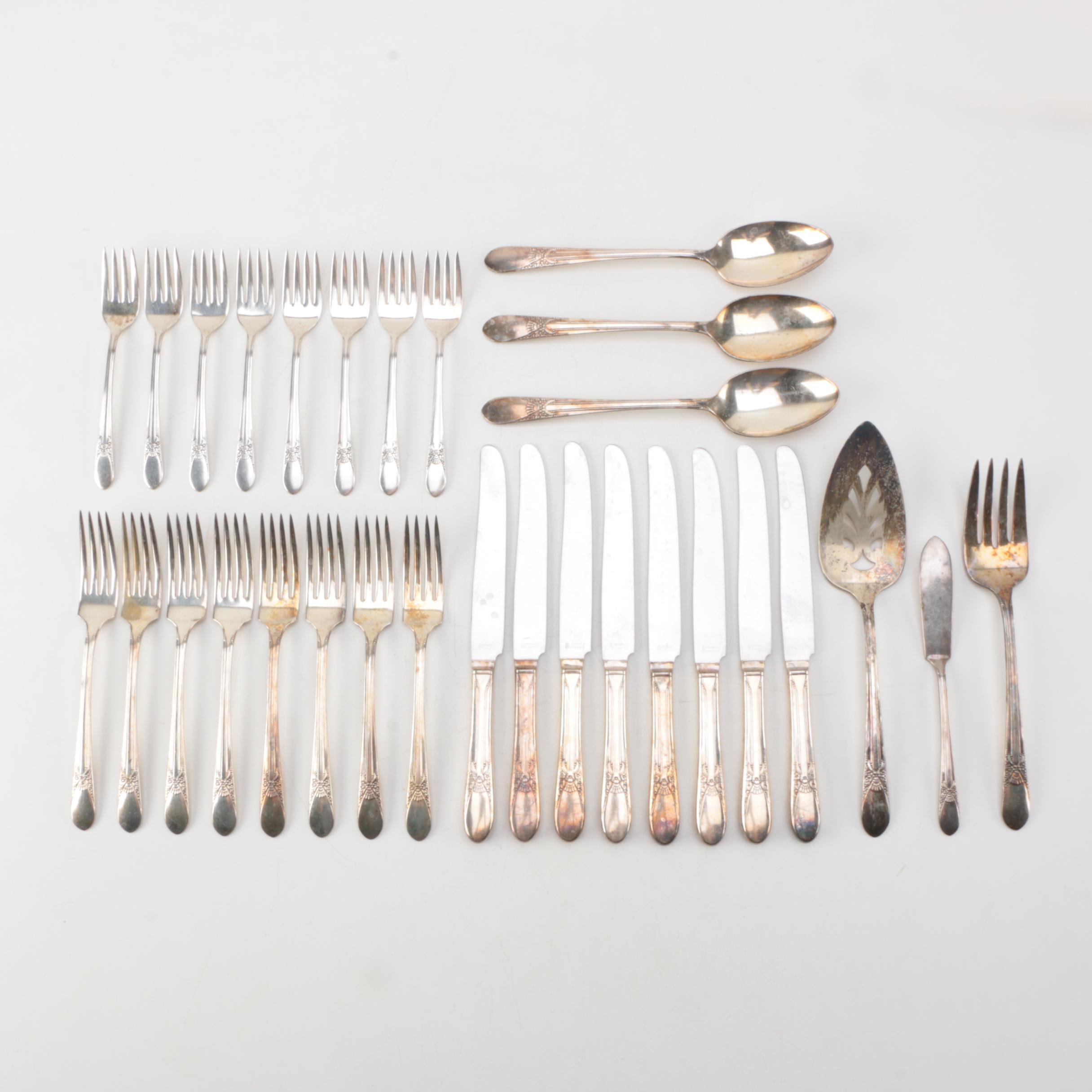 Wm Rogers "Beloved" Silver-Plated Flatware Set