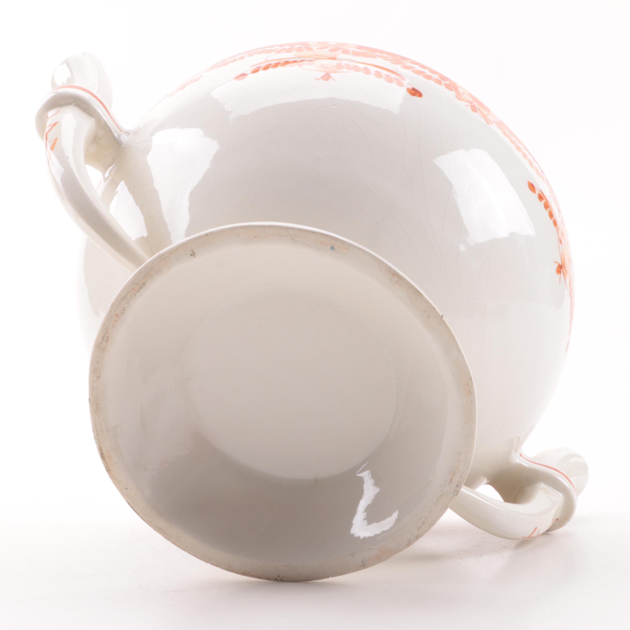 Soup Tureen, Ladle and Platter