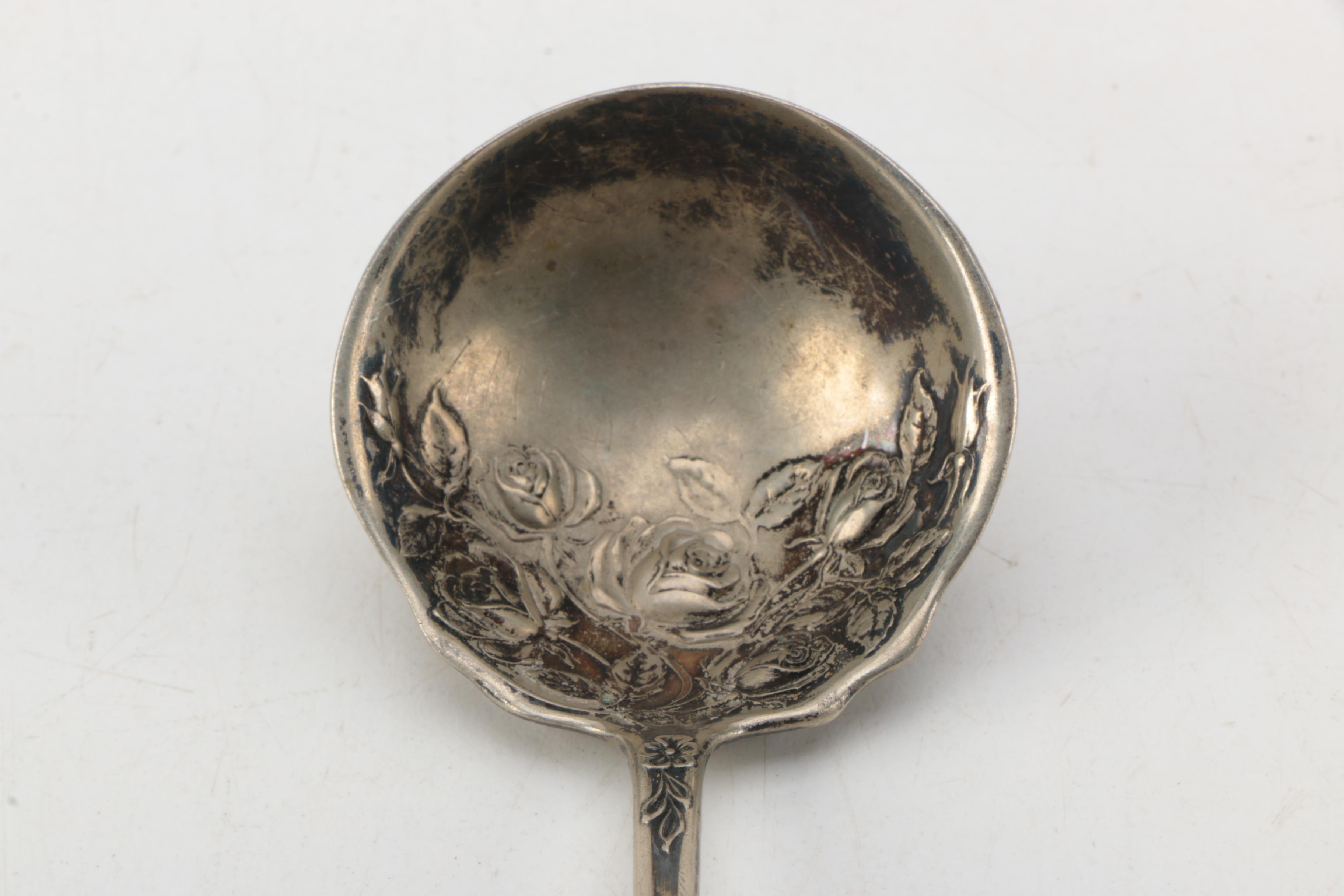 1847 Rogers "Old Colony" Silver Plate Knives with Other Silver Plate Flatware