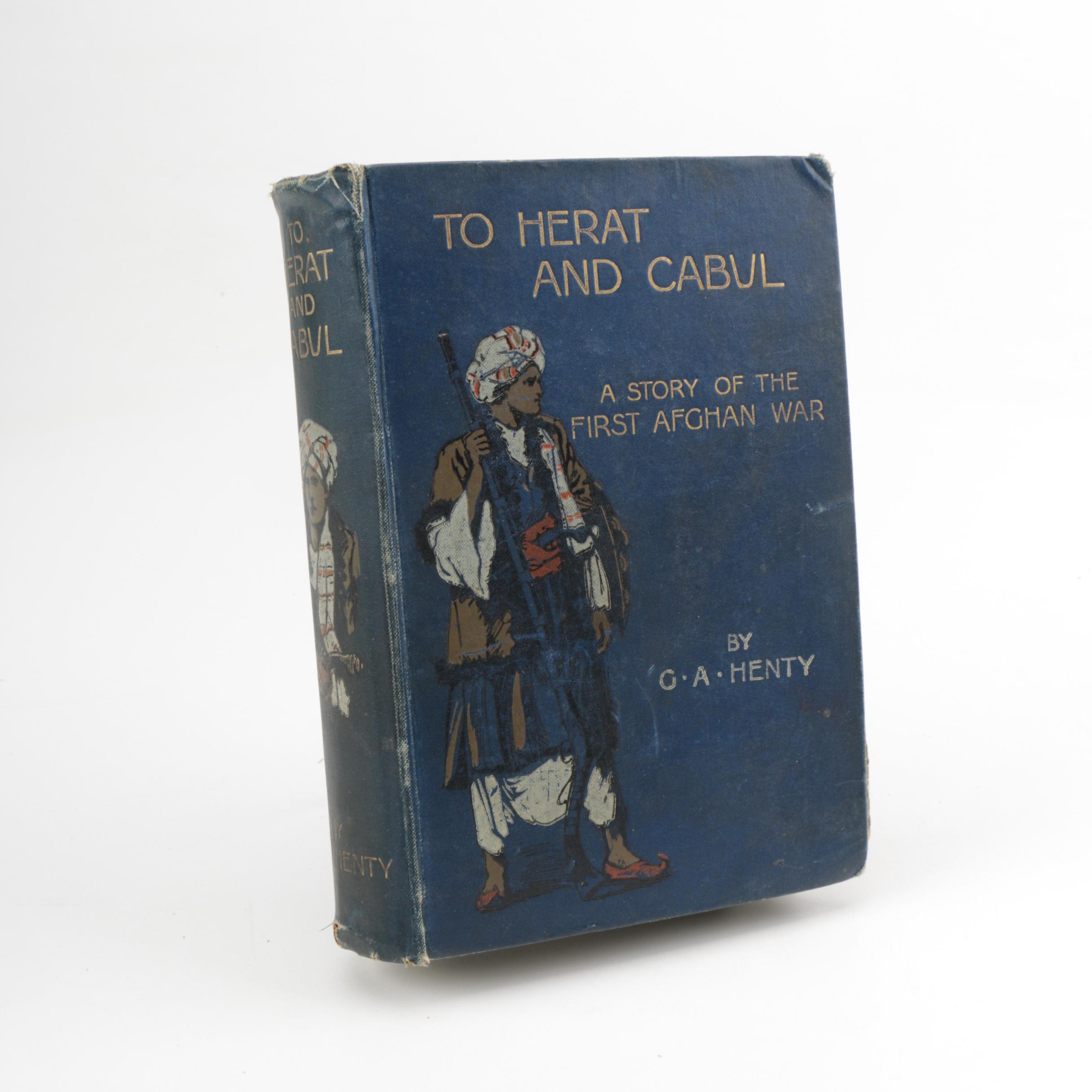 1902 "To Herat and Cabul" by G. A. Henty and 1939 "Ihr gelben Chrysanthemen!"