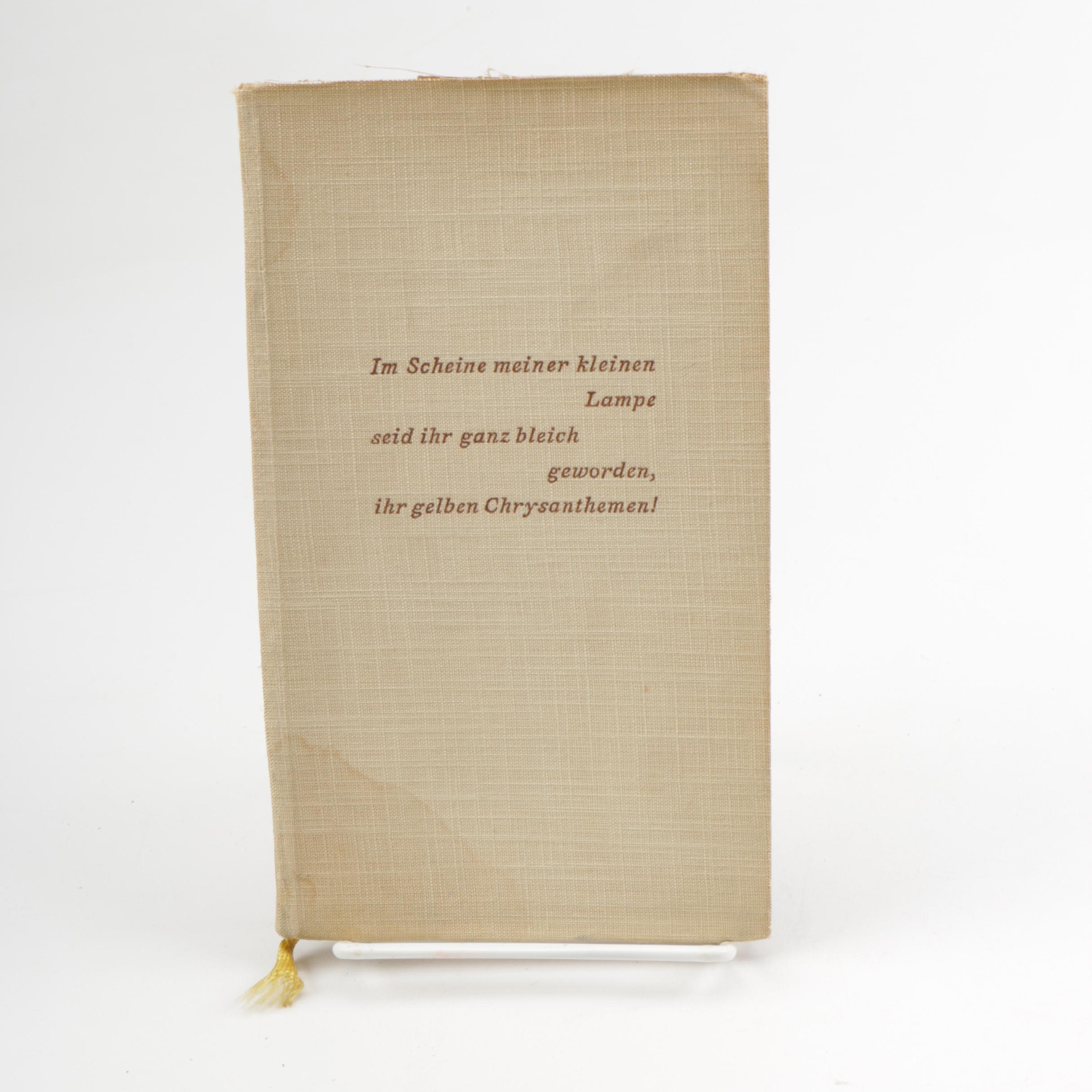 1902 "To Herat and Cabul" by G. A. Henty and 1939 "Ihr gelben Chrysanthemen!"