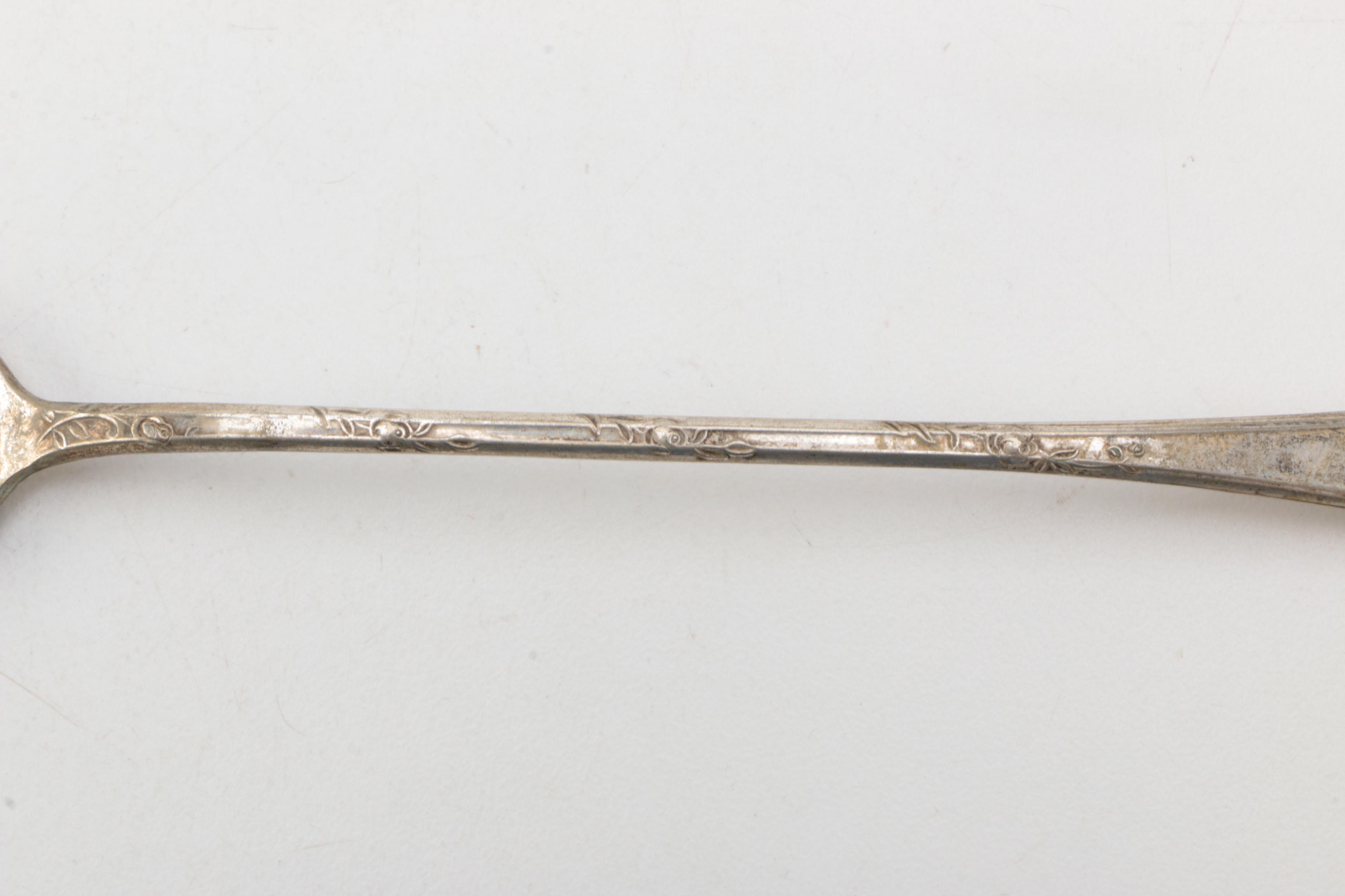 Collection of Silver Plate Iced Tea Spoons by New England Manufacturers