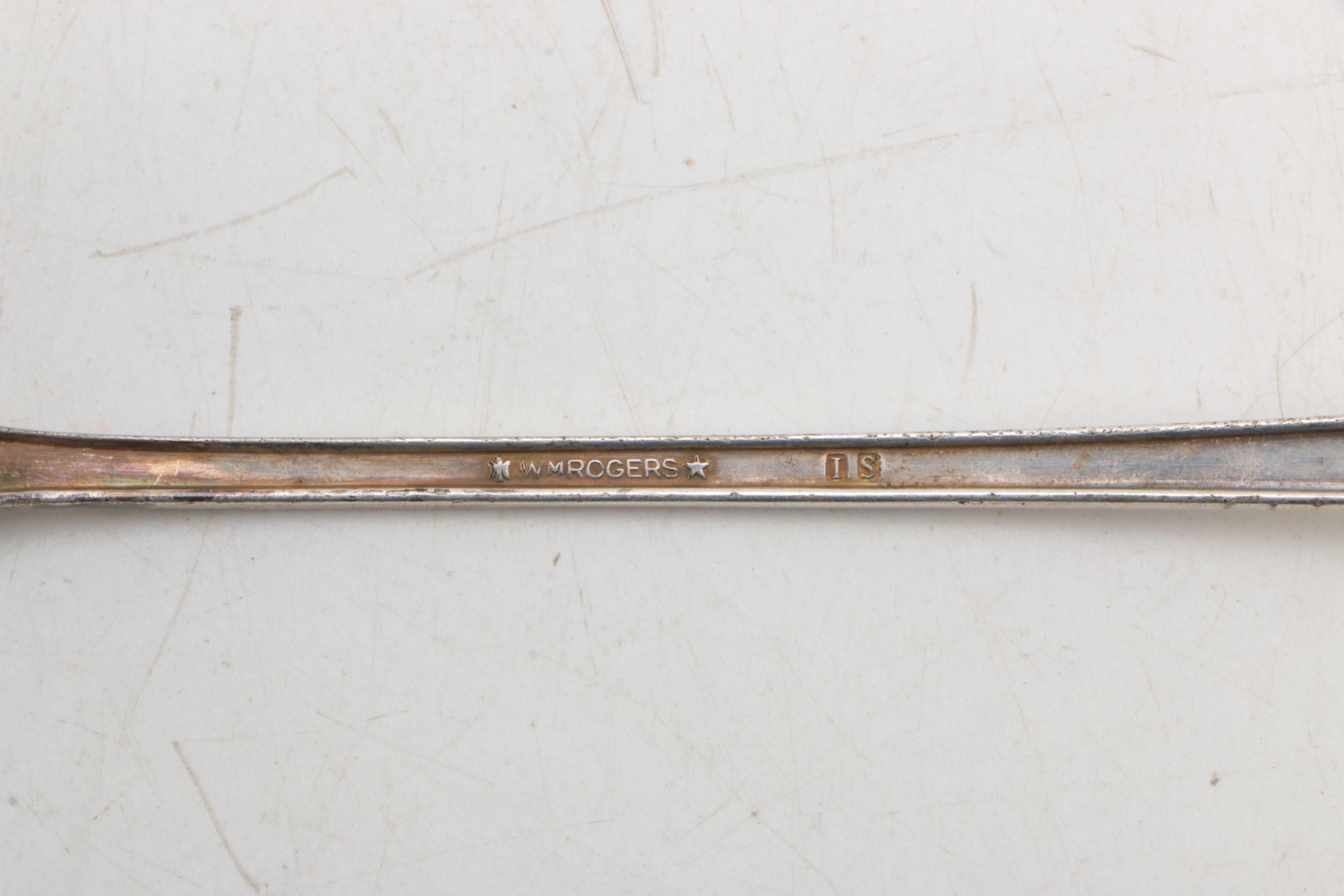 Collection of Silver Plate Iced Tea Spoons by New England Manufacturers