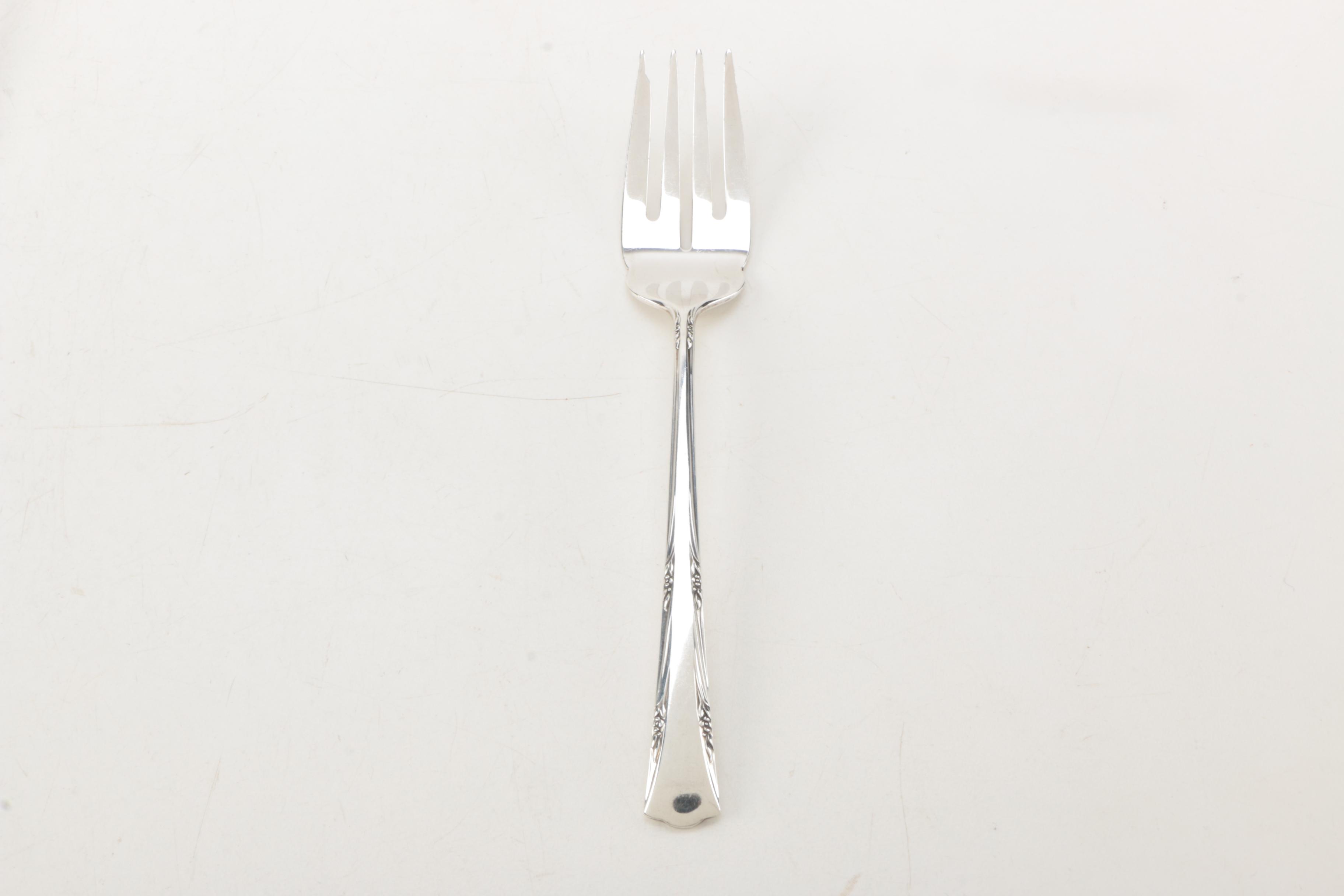 National Silver Co. "Princess Elizabeth" Sterling Silver Spoons with Gorham Fork