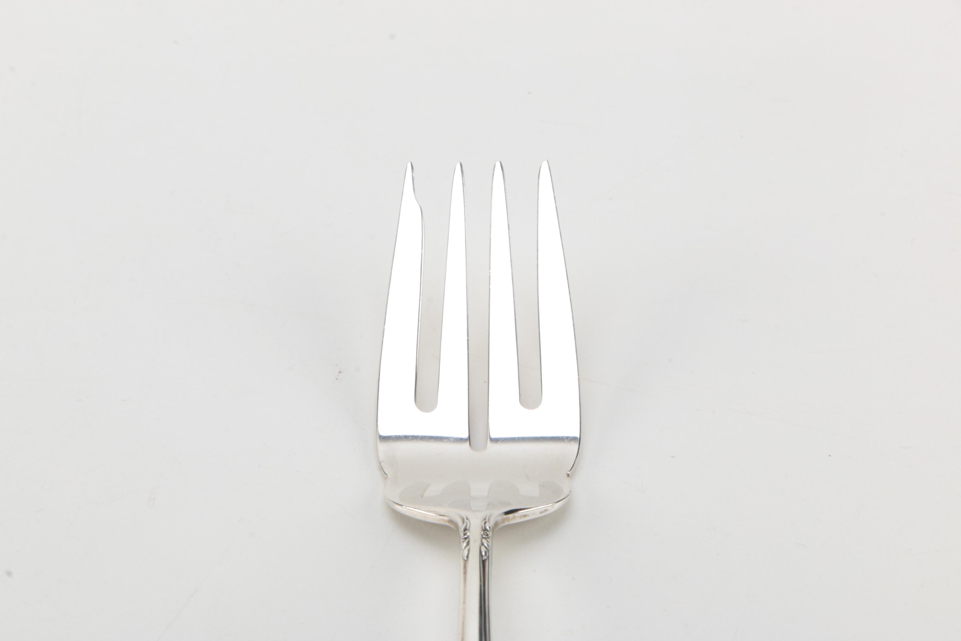 National Silver Co. "Princess Elizabeth" Sterling Silver Spoons with Gorham Fork