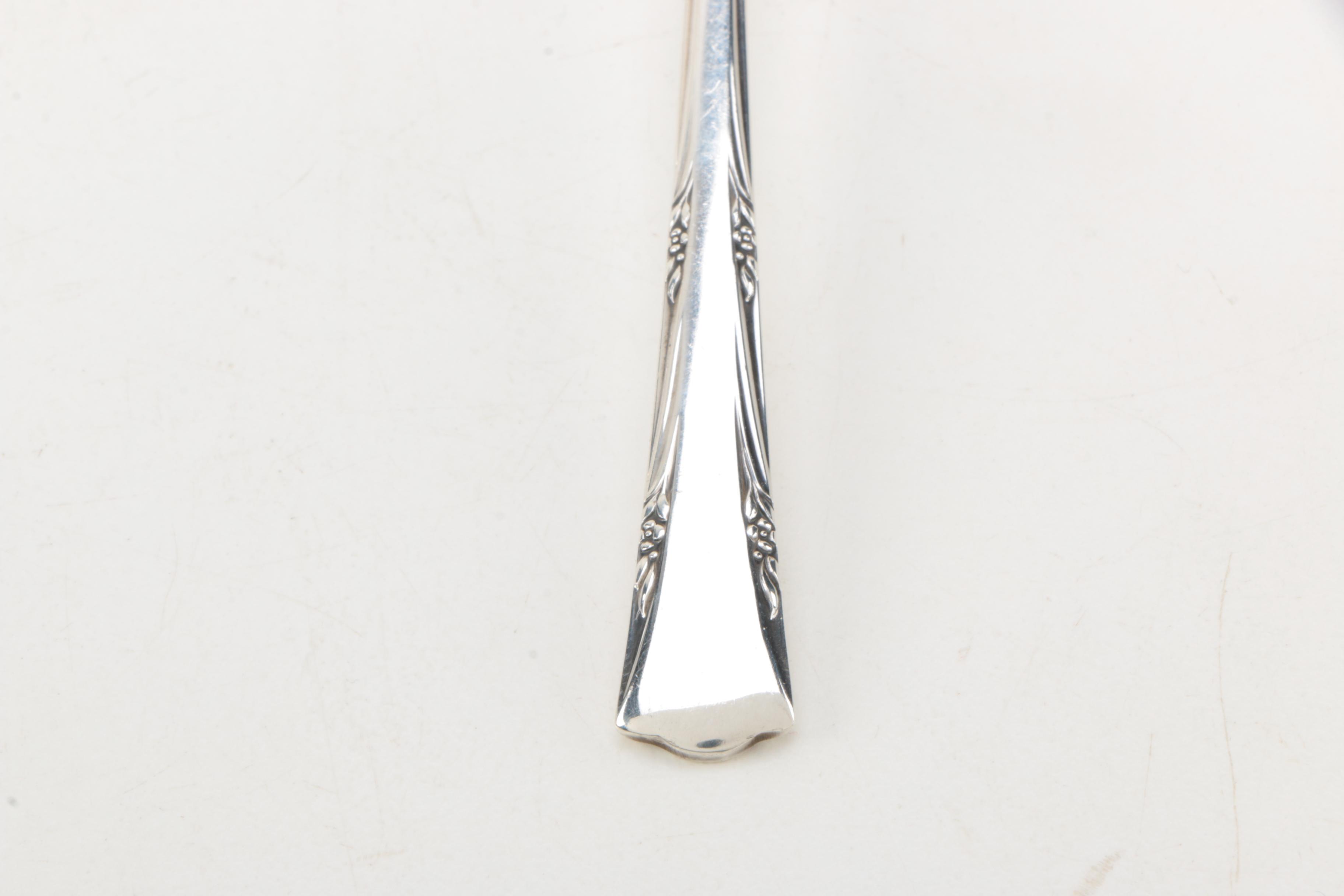 National Silver Co. "Princess Elizabeth" Sterling Silver Spoons with Gorham Fork