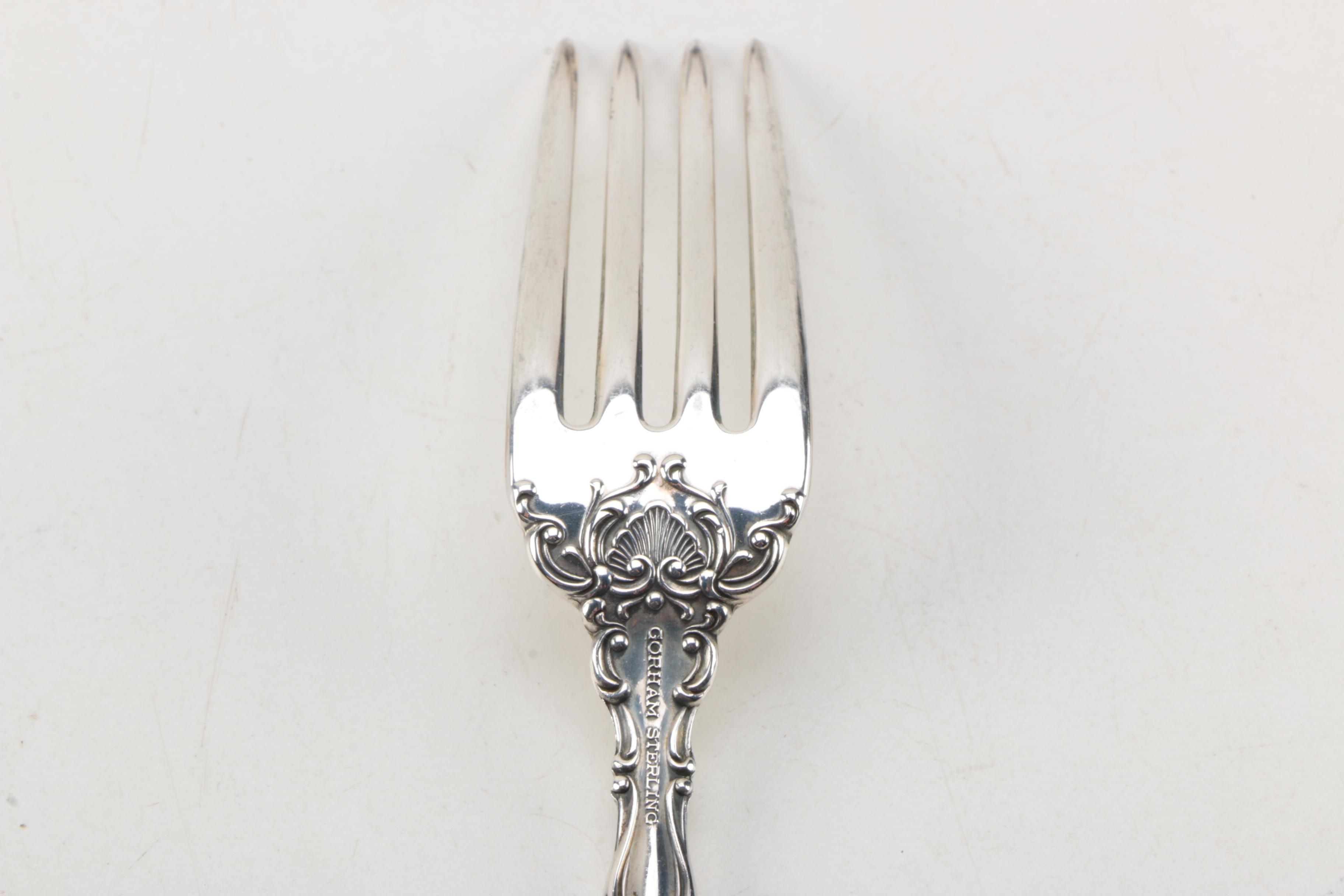 Gorham "Strasbourg" Sterling Flatware Set