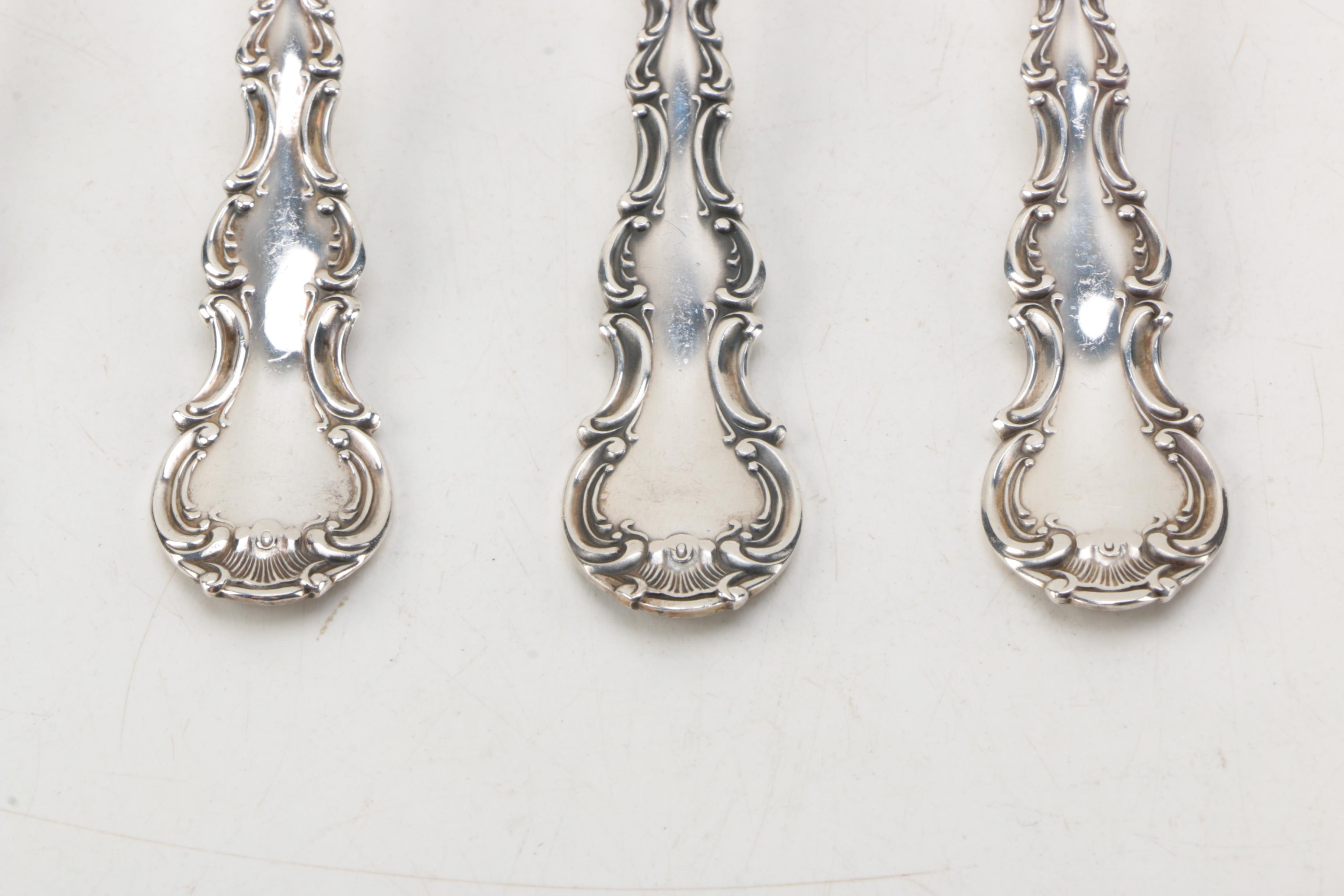 Gorham "Strasbourg" Sterling Flatware Set