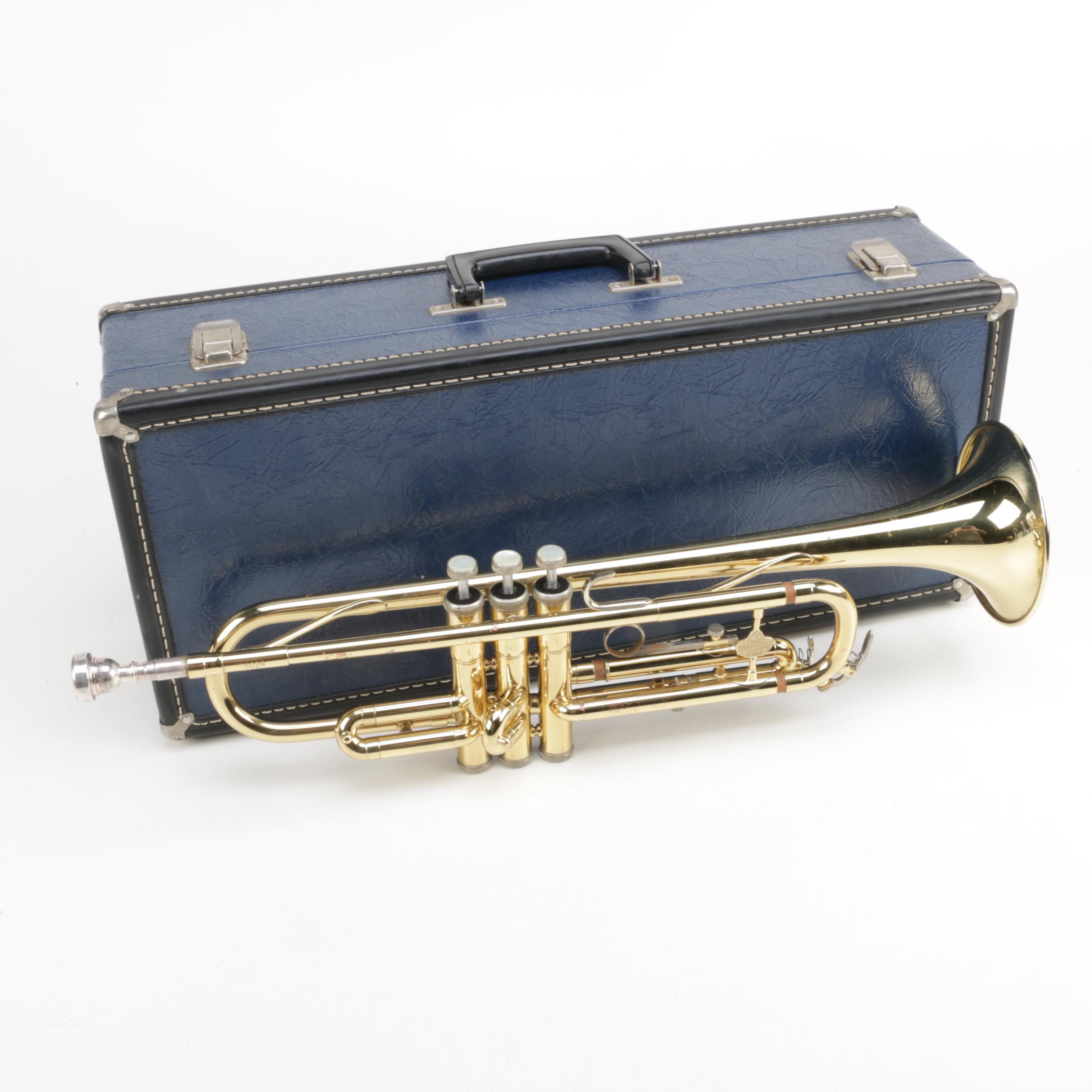 Vintage Holton Collegiate Trumpet and Case