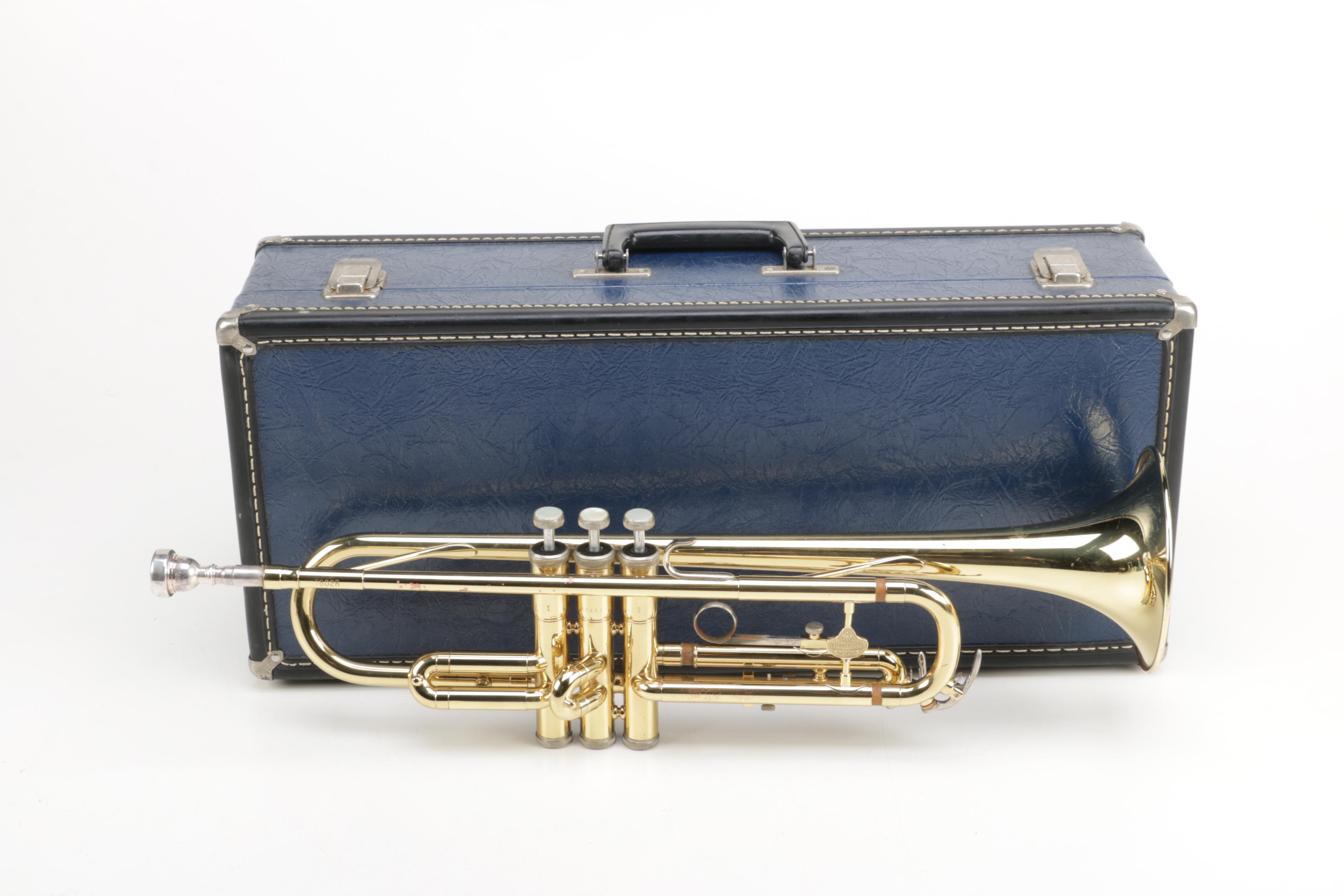 Vintage Holton Collegiate Trumpet and Case