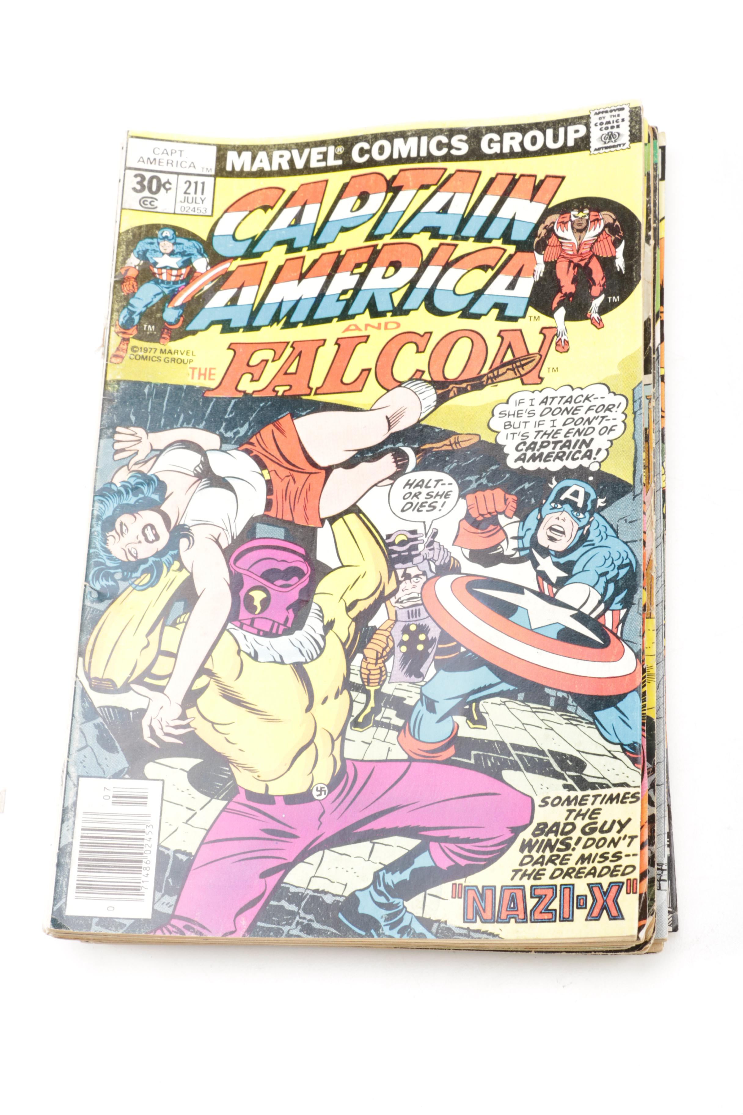 Collection of "Captain America" Comic Books