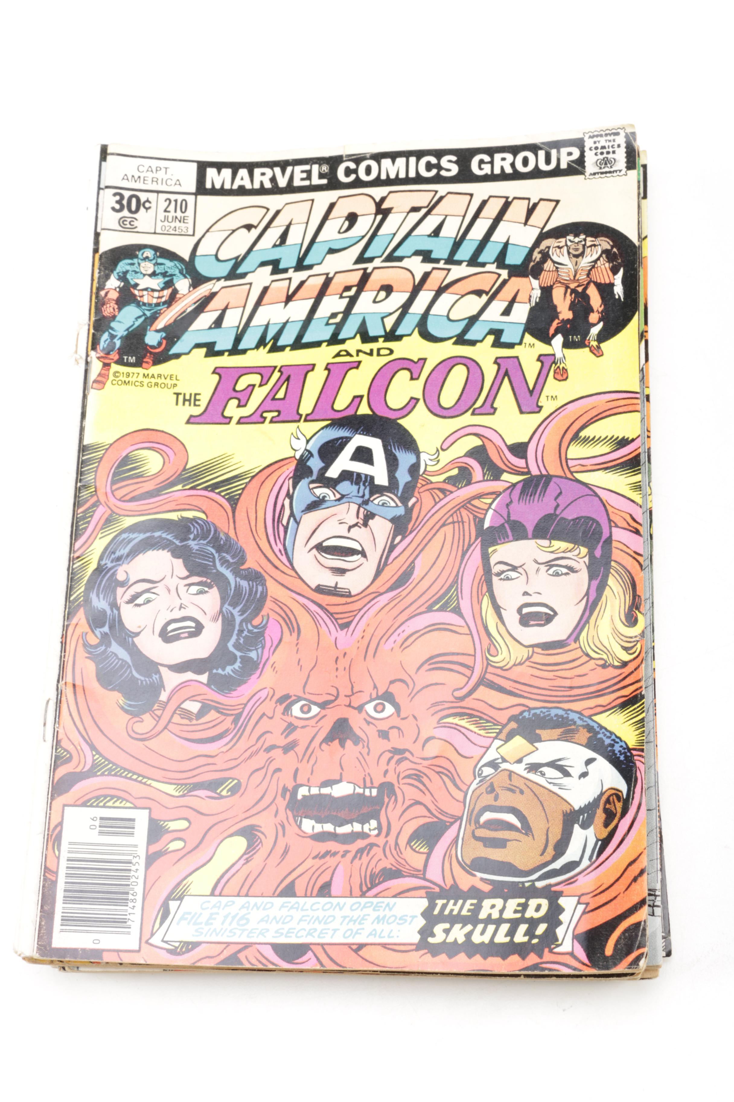 Collection of "Captain America" Comic Books