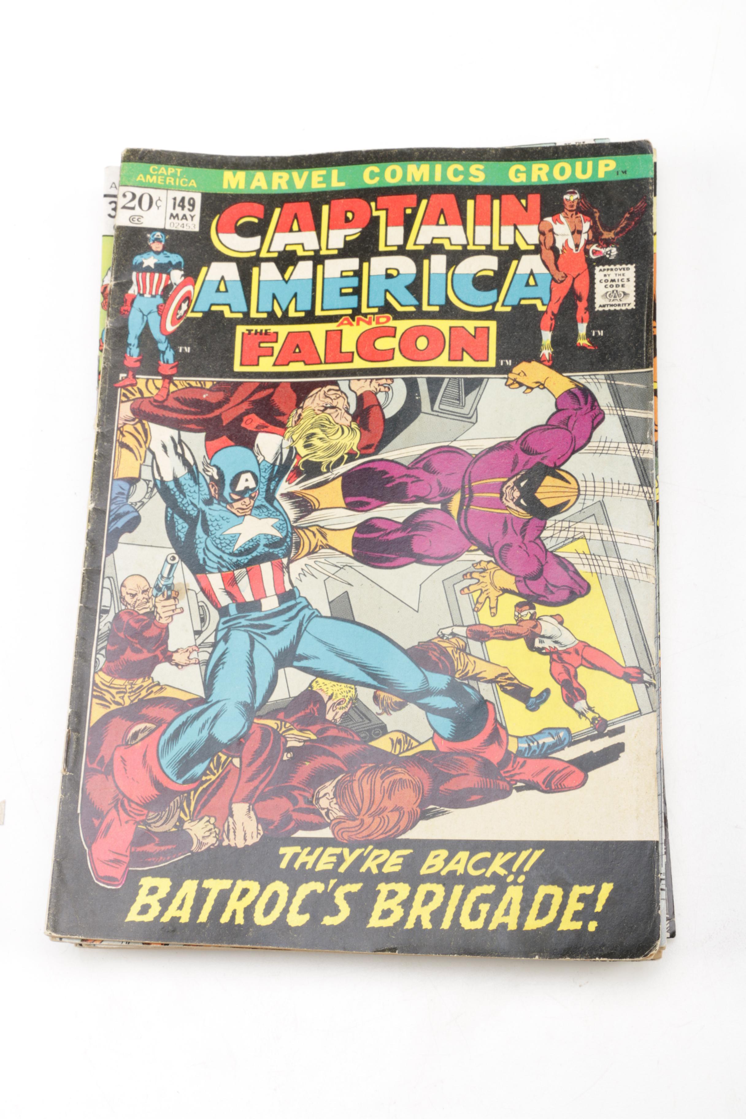 Collection of "Captain America" Comic Books