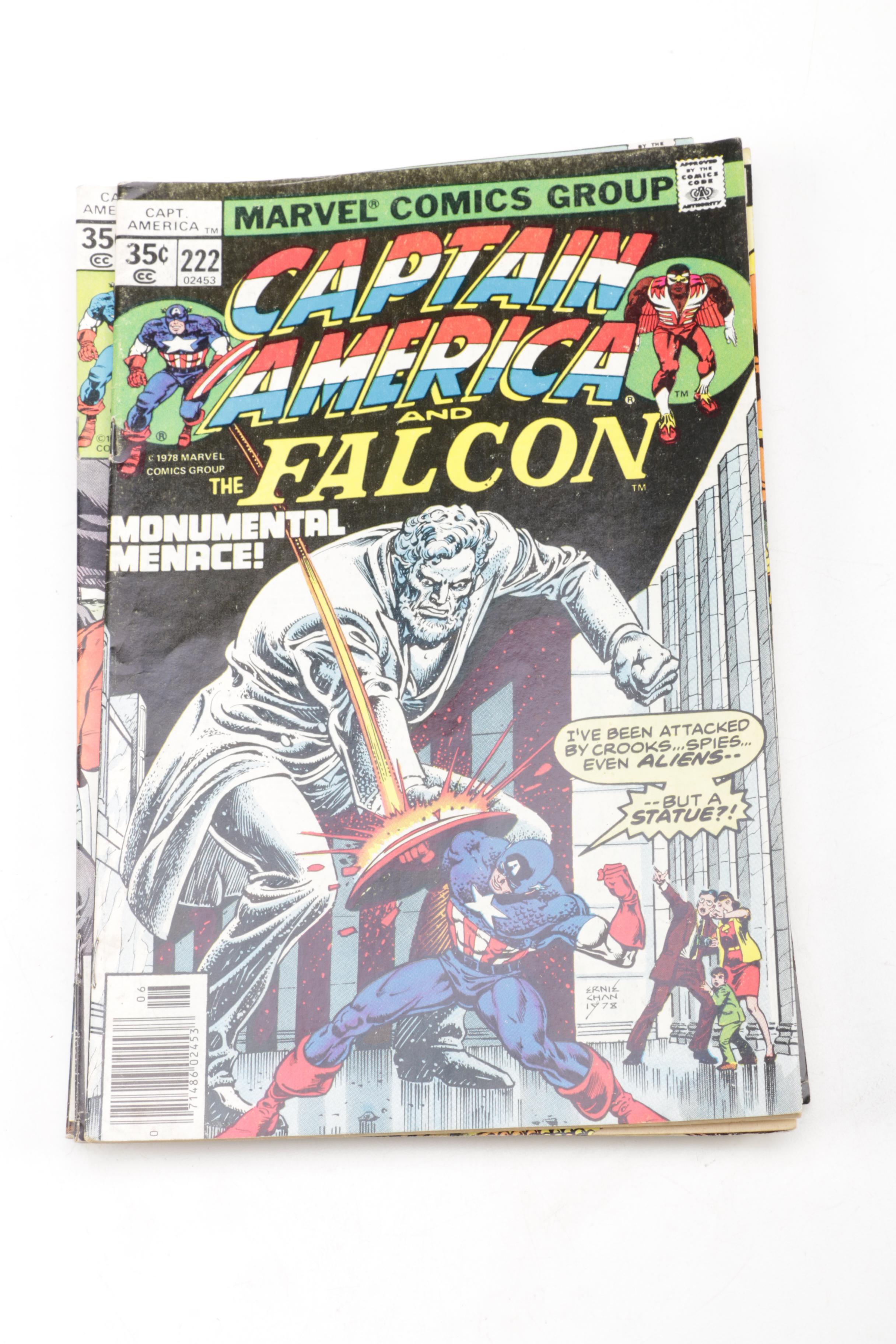 Collection of "Captain America" Comic Books