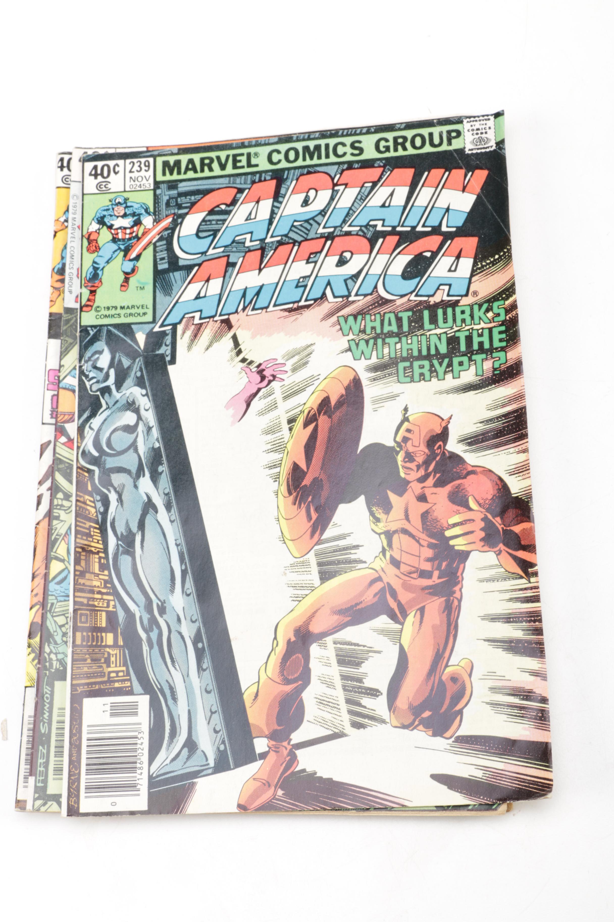 Collection of "Captain America" Comic Books