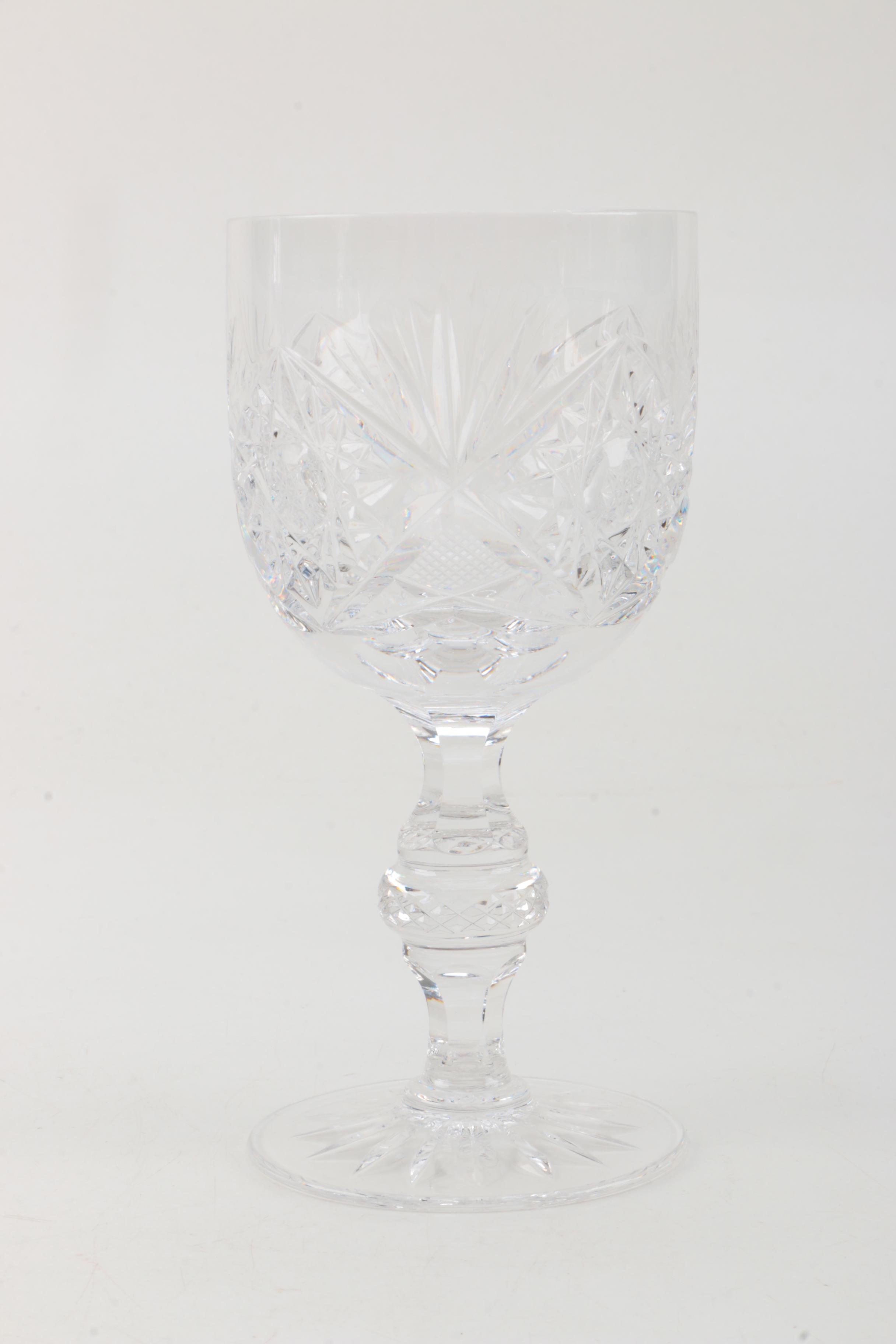 Crystal Candy Dishes and Goblet