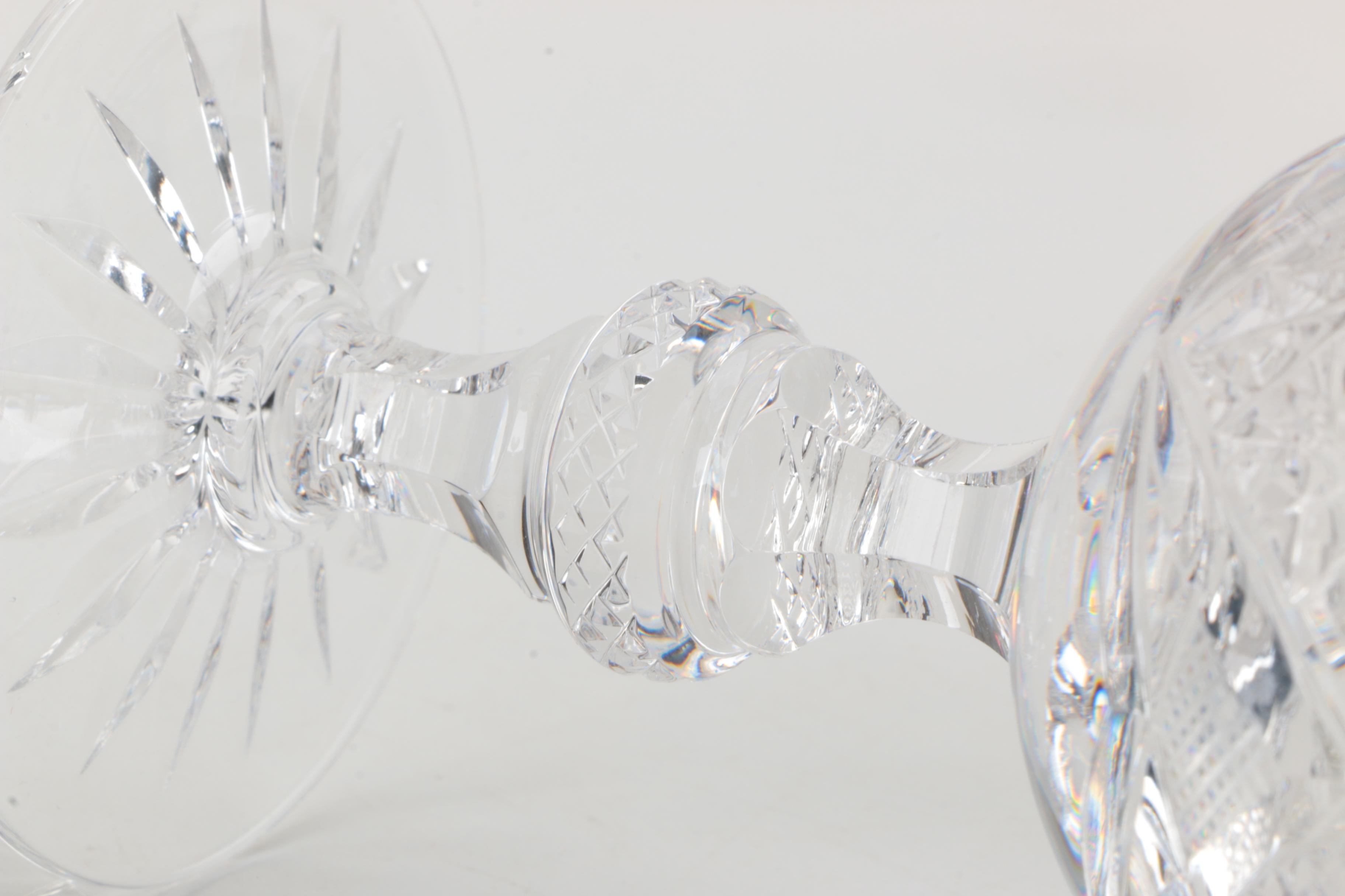 Crystal Candy Dishes and Goblet