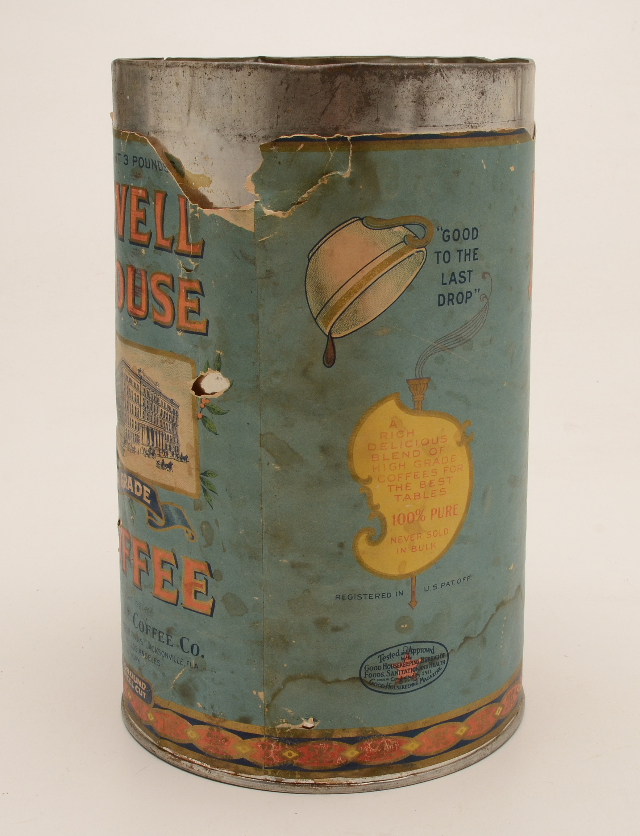 1921 Maxwell House Coffee Tin
