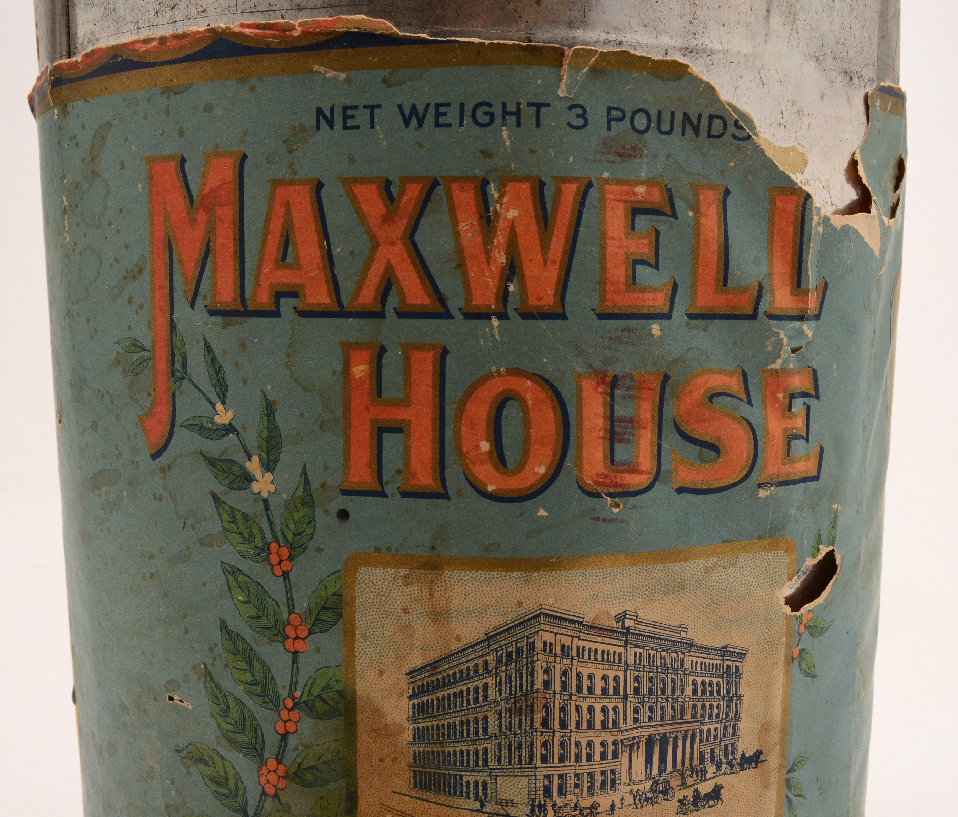1921 Maxwell House Coffee Tin