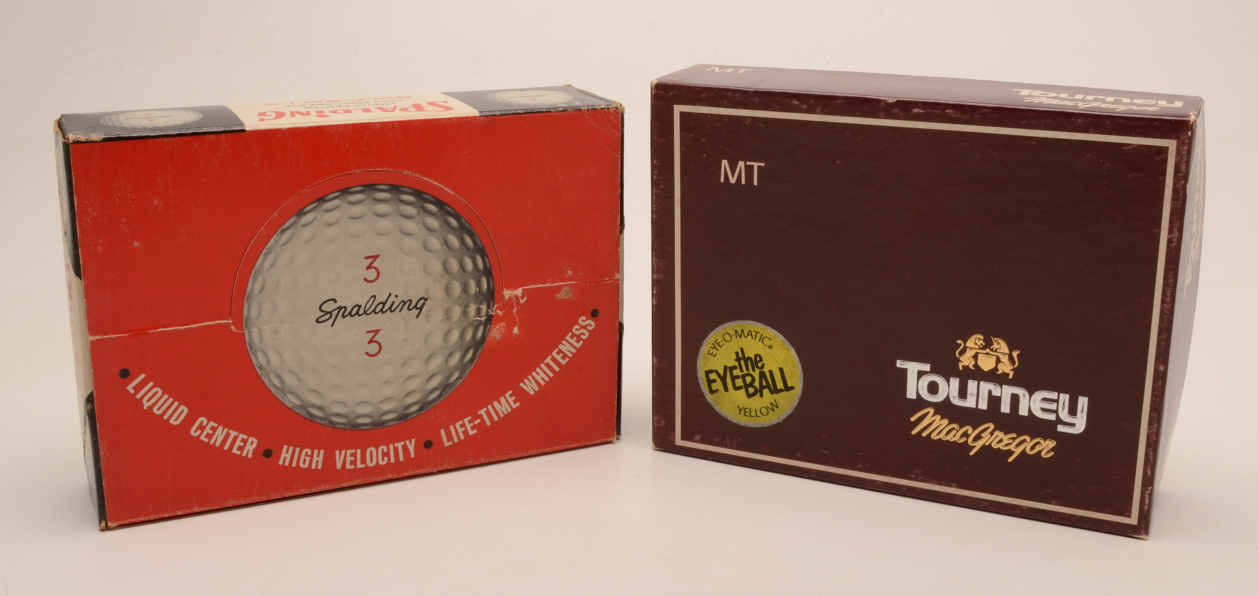 Vintage Unused In Packages Spalding, MacGregor, Sears Golf Balss