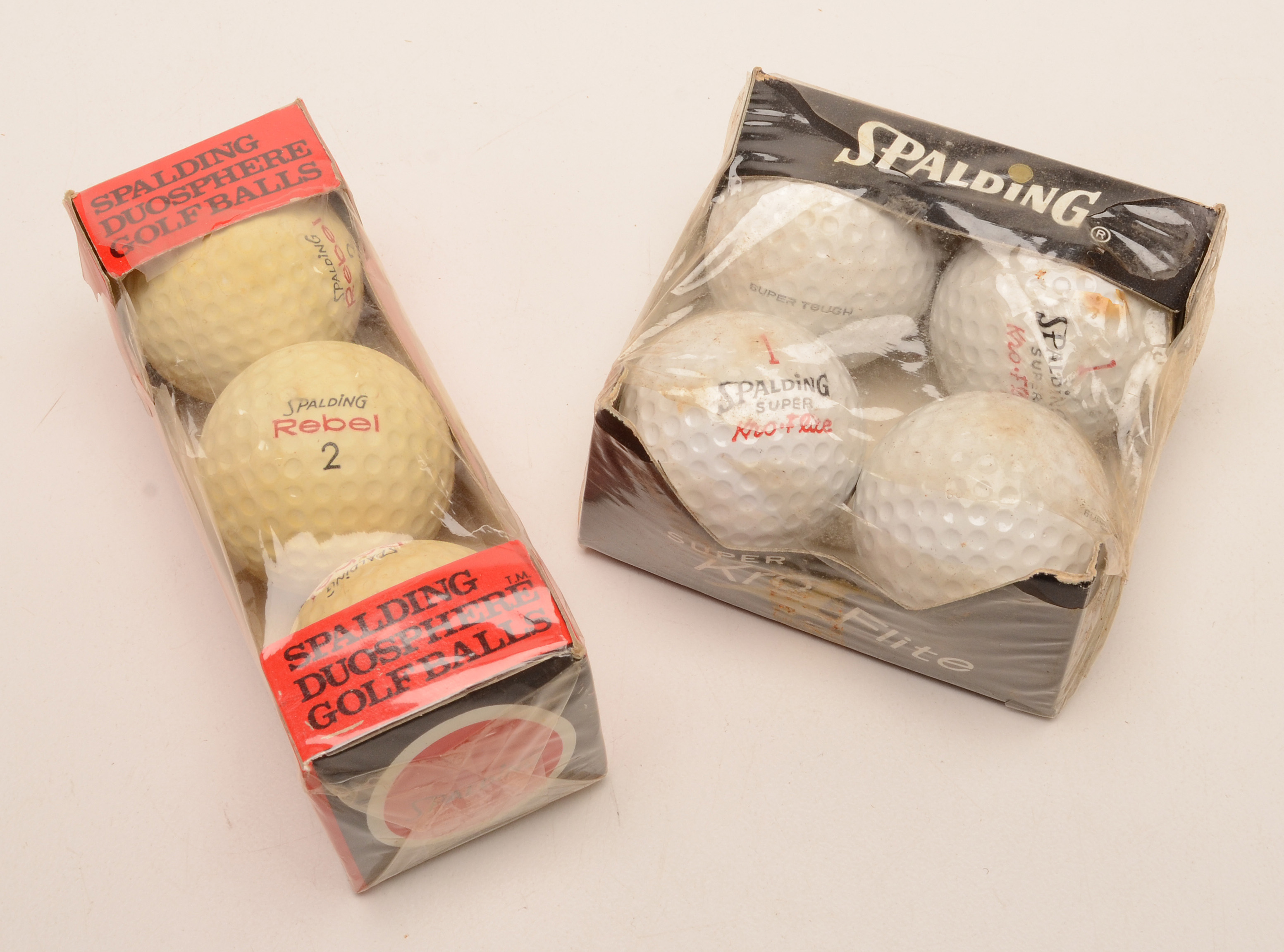 Vintage Unused In Packages Spalding, MacGregor, Sears Golf Balss