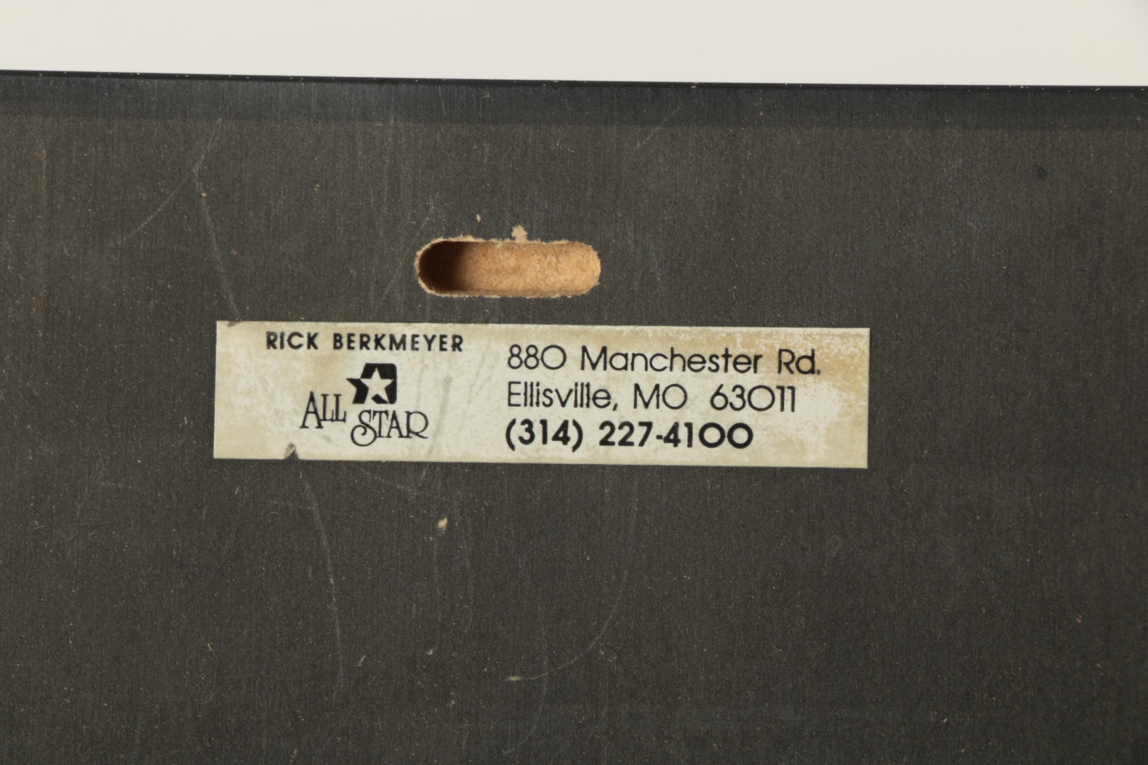 1982 "World Champions" Plaque and 1993 World Series Baseball