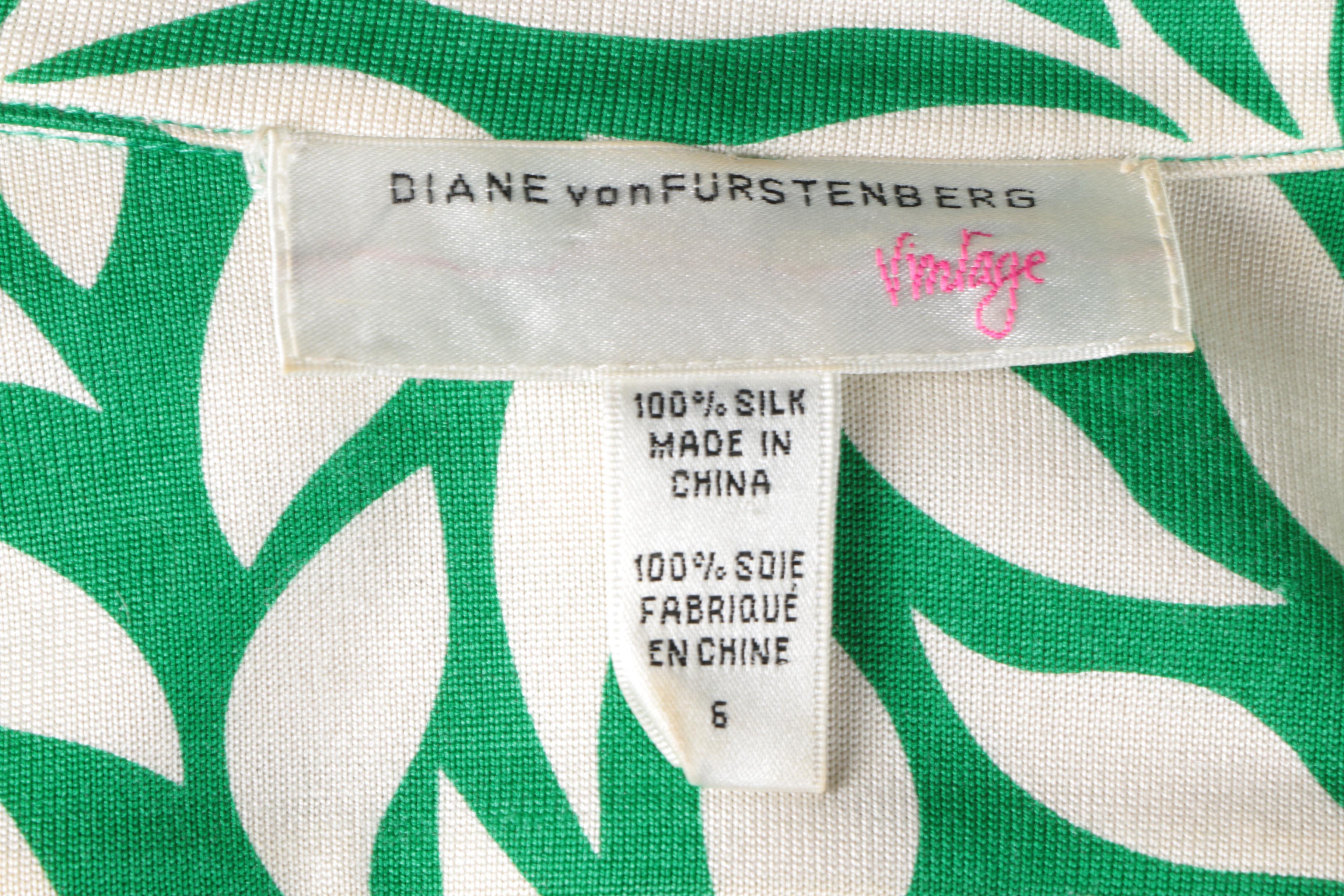 Diane von Furstenburg Silk Shirtwaist Dress