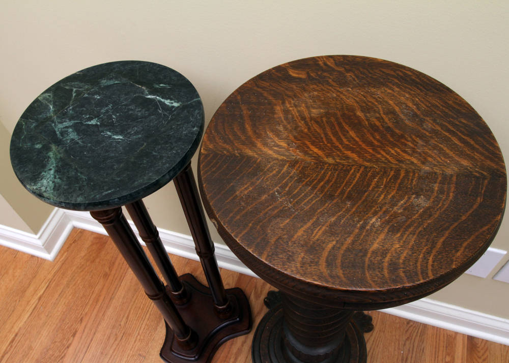 Decorative Wood Carved Plant Stands