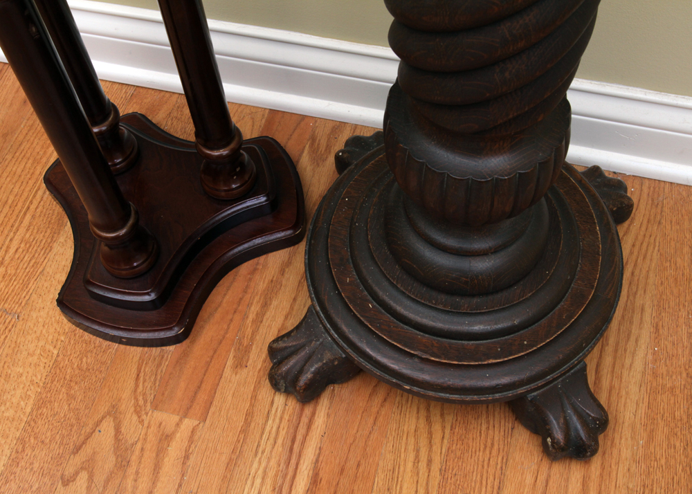 Decorative Wood Carved Plant Stands