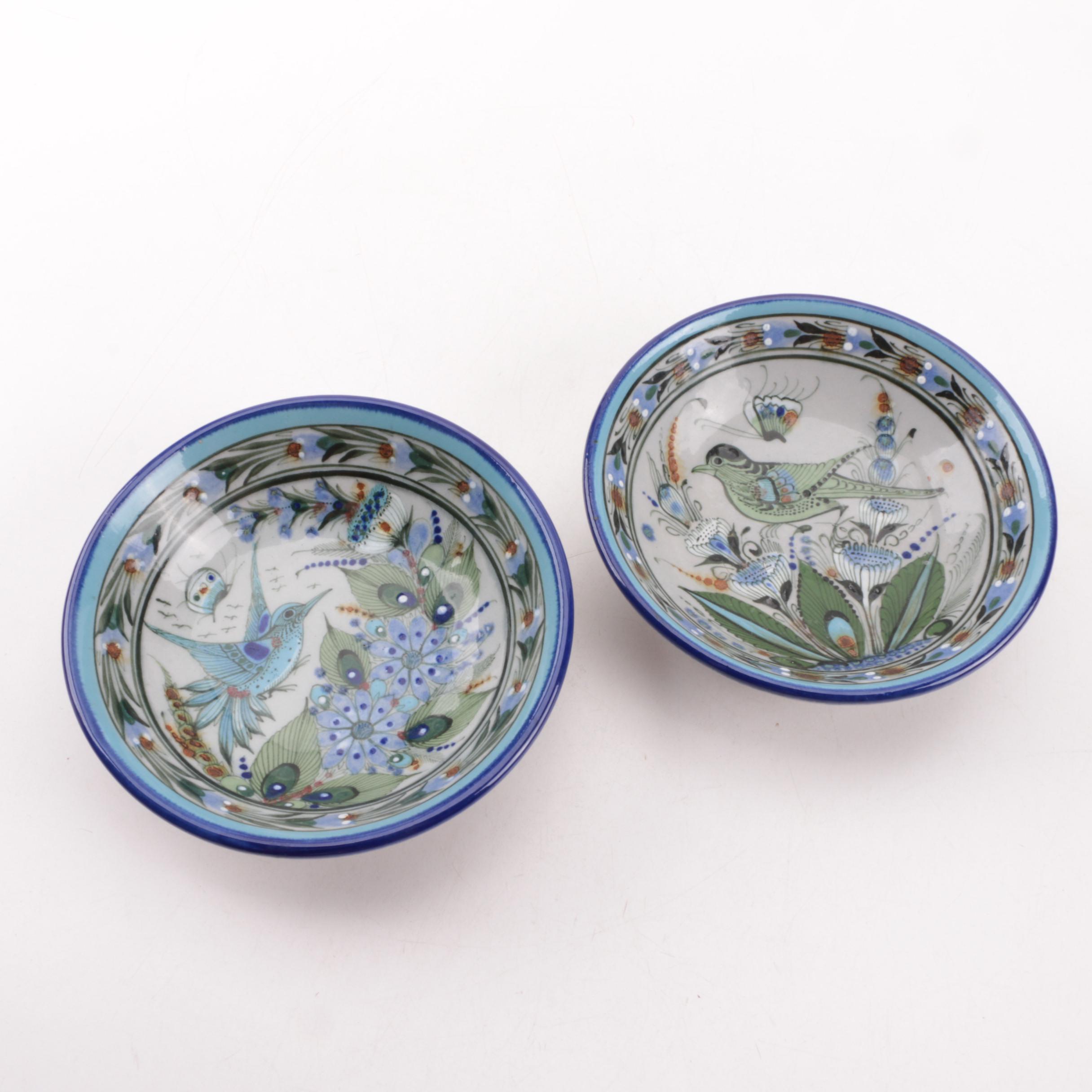 Mexican Hand Painted Ceramic Bowls