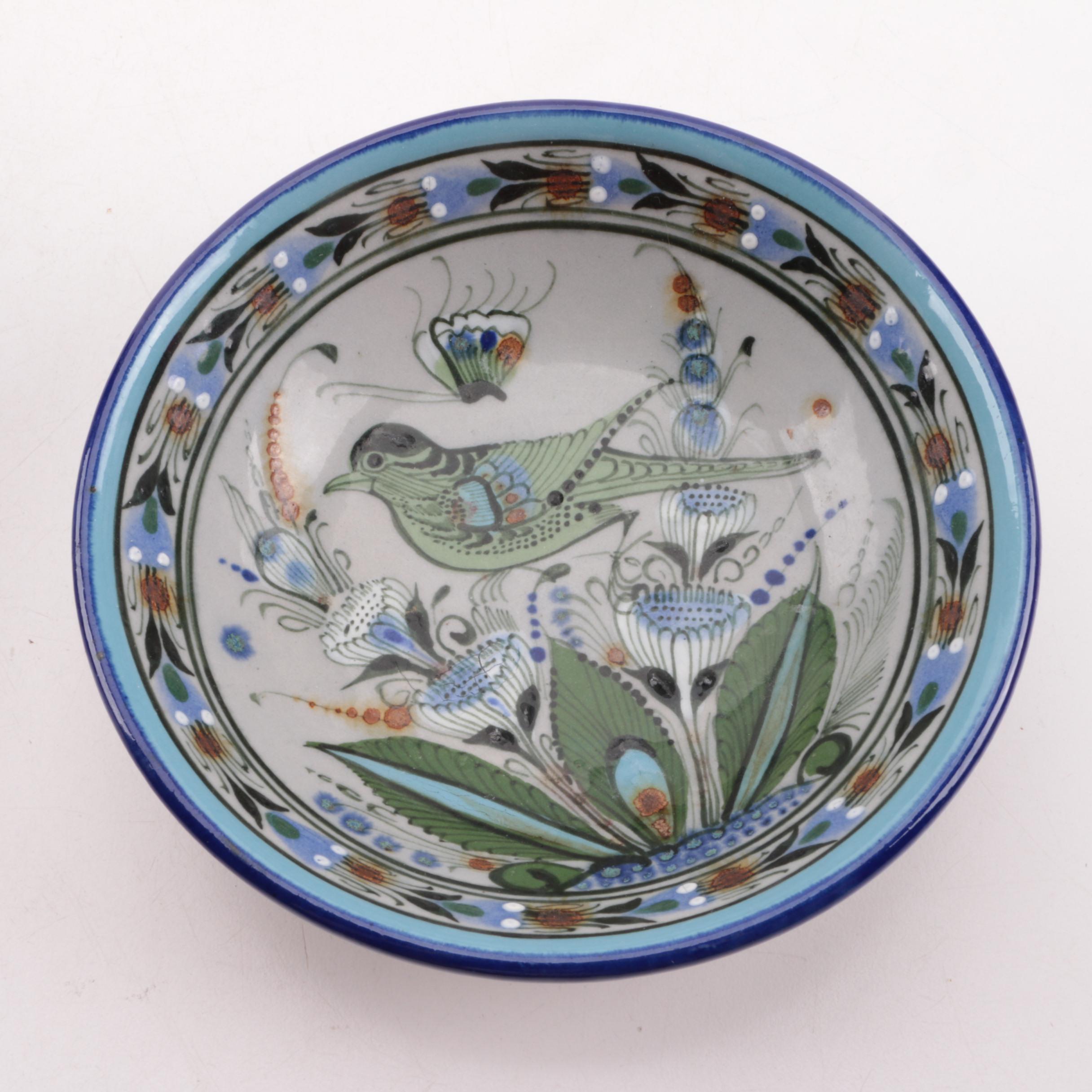 Mexican Hand Painted Ceramic Bowls