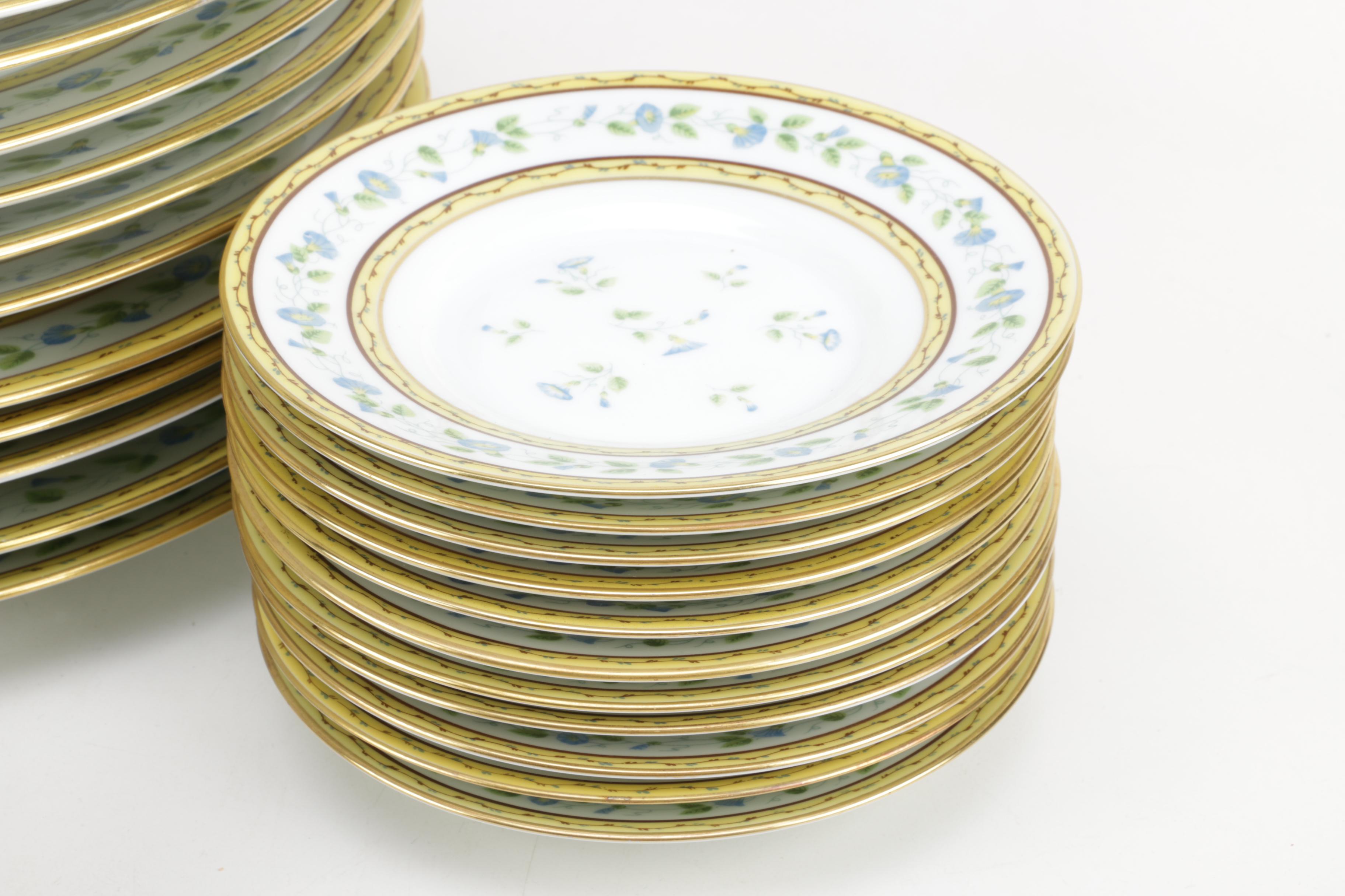 A. Raynaud et Cie Limoges "Morning Glory" Porcelain Tableware