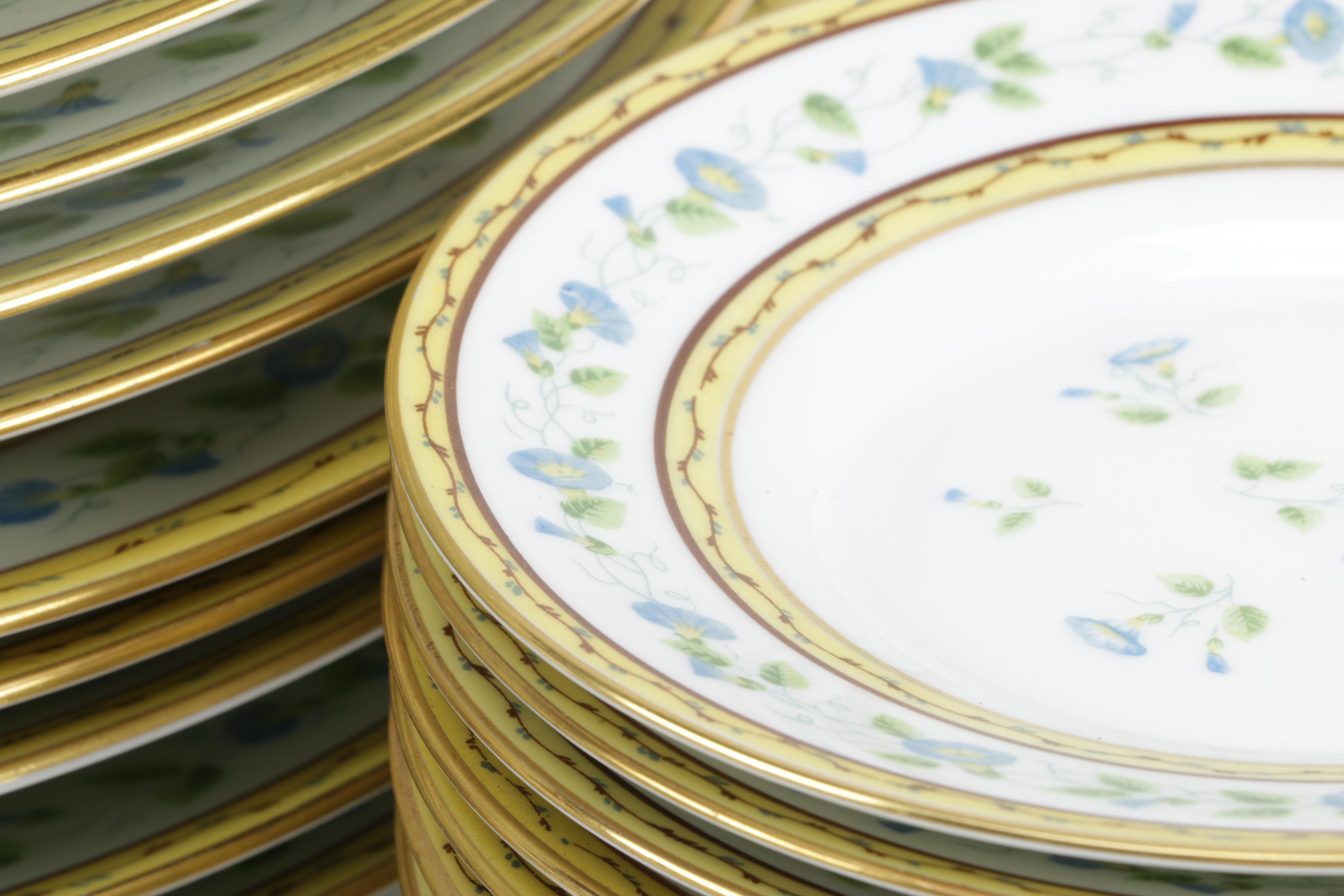 A. Raynaud et Cie Limoges "Morning Glory" Porcelain Tableware
