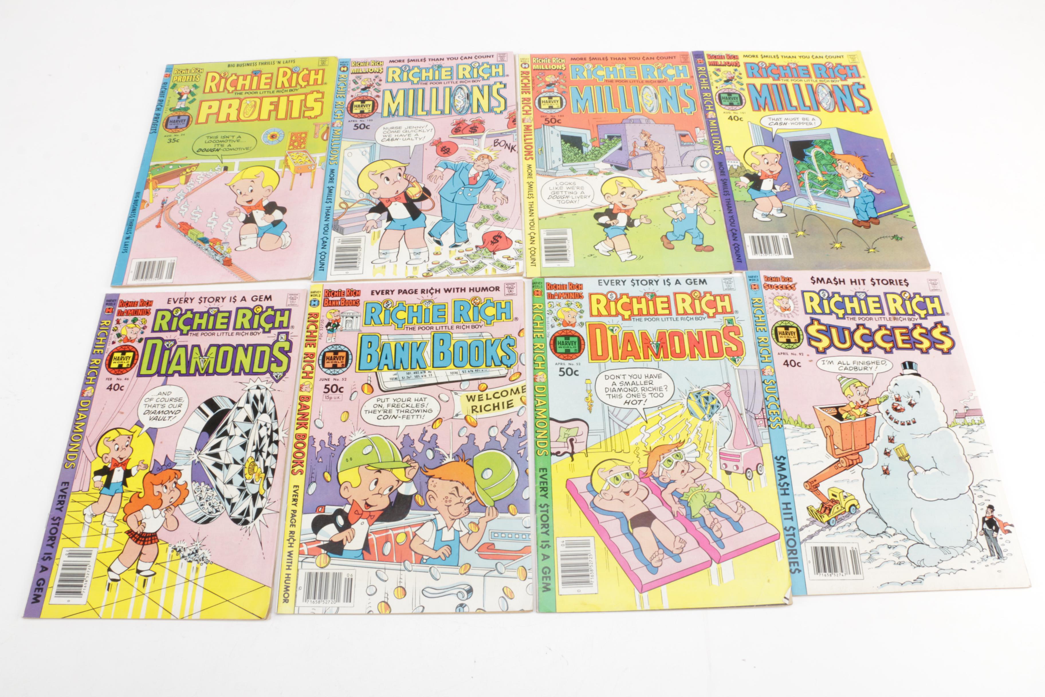 Collection of "Richie Rich" Comic Books