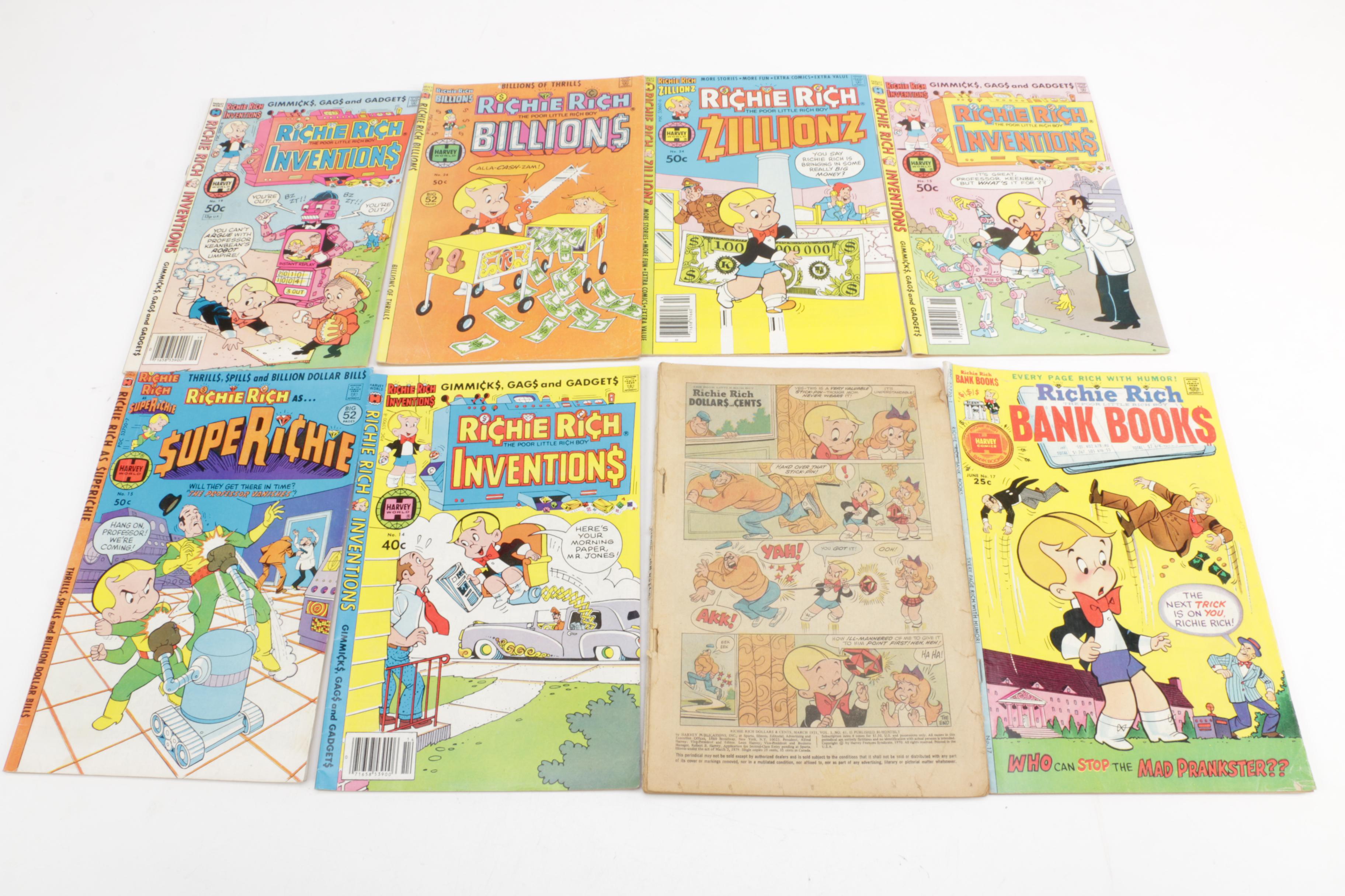 Collection of "Richie Rich" Comic Books