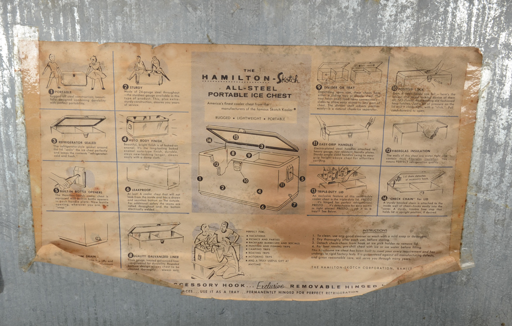 Large Vintage "Skotch" Cooler