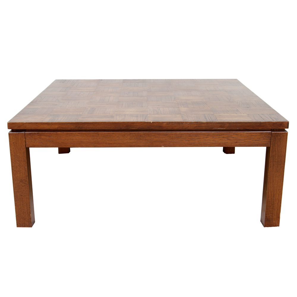 Parquet Top Cocktail Table