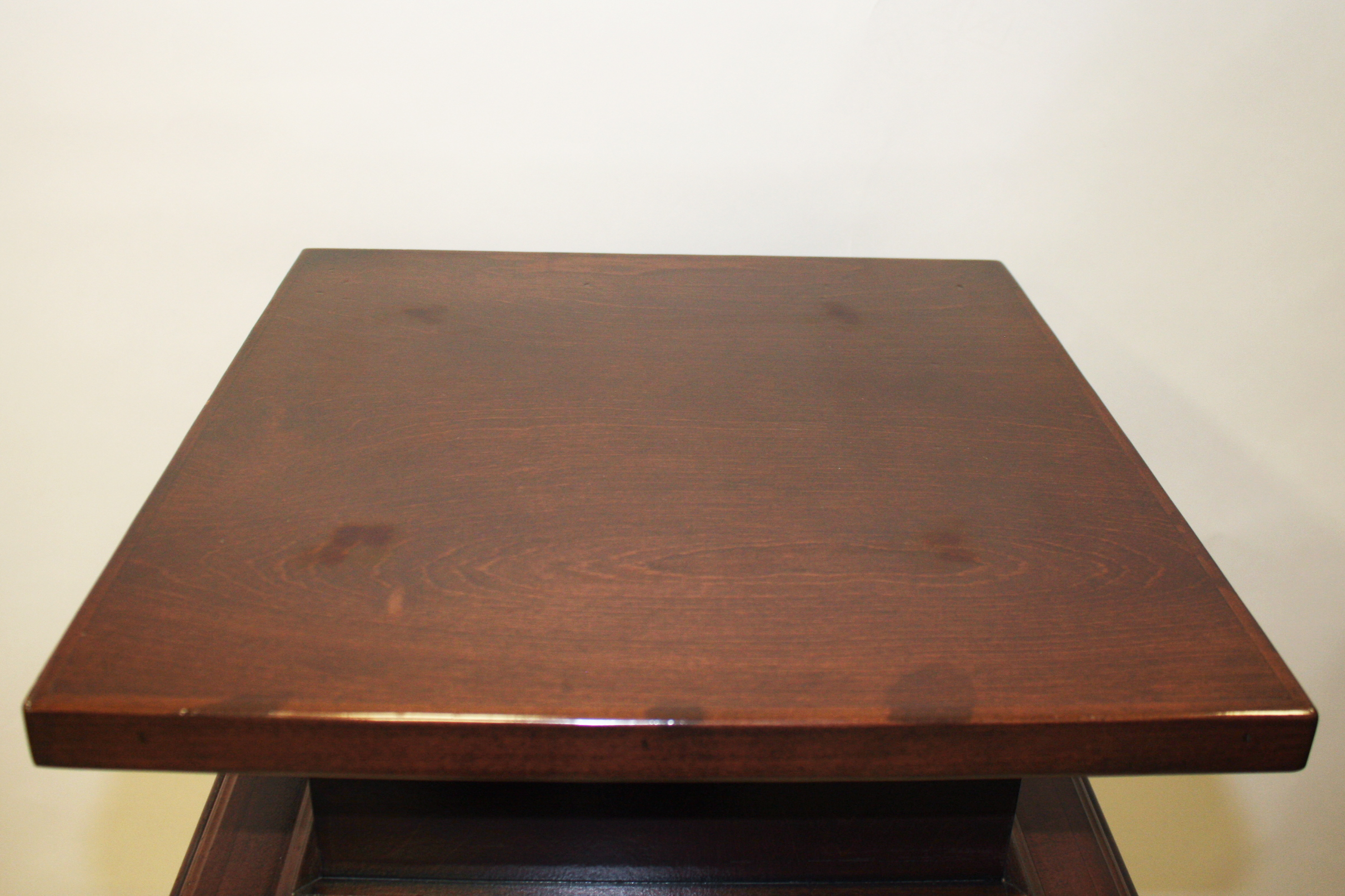 Pair of Wooden Pillar Style Plant Stands