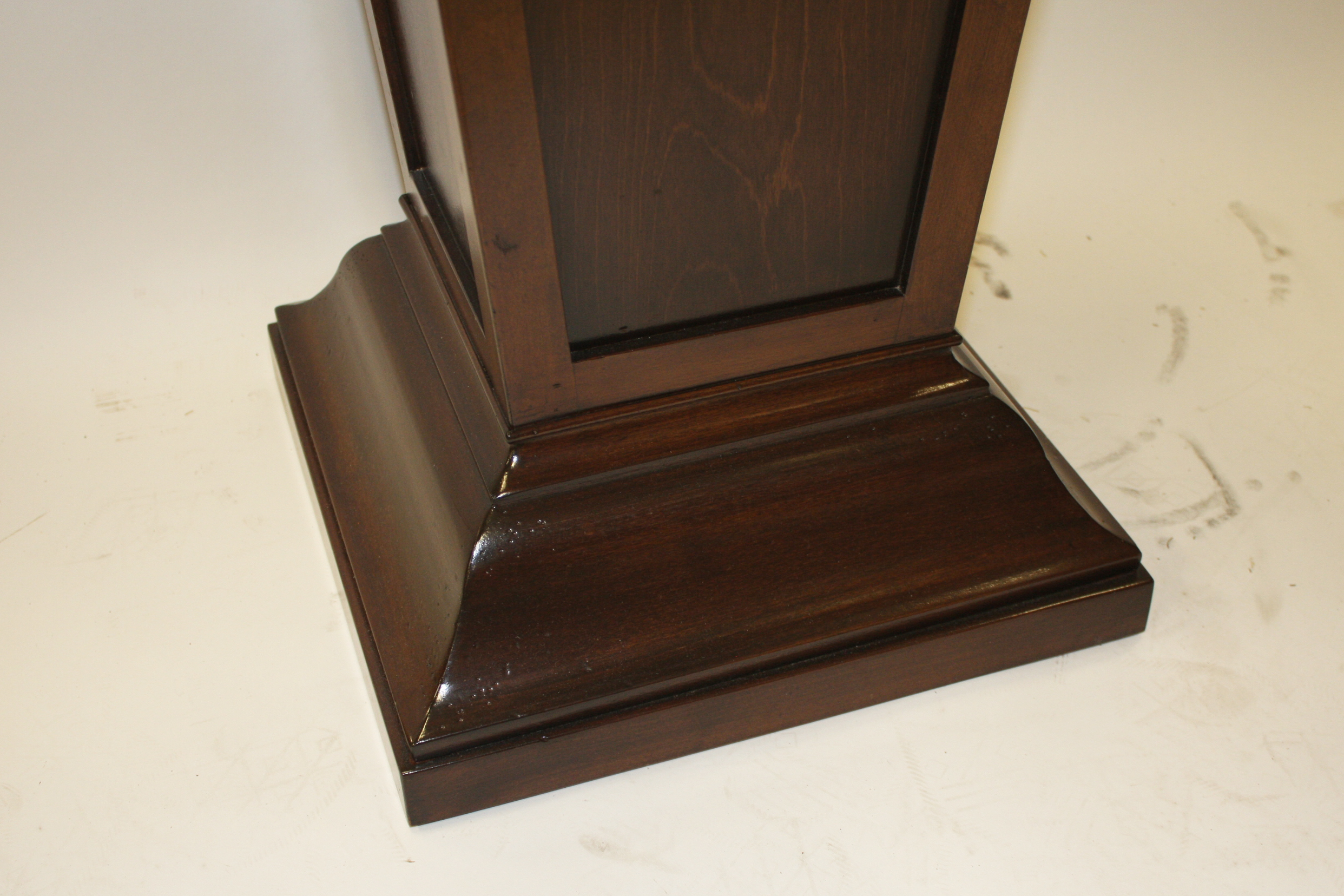 Pair of Wooden Pillar Style Plant Stands