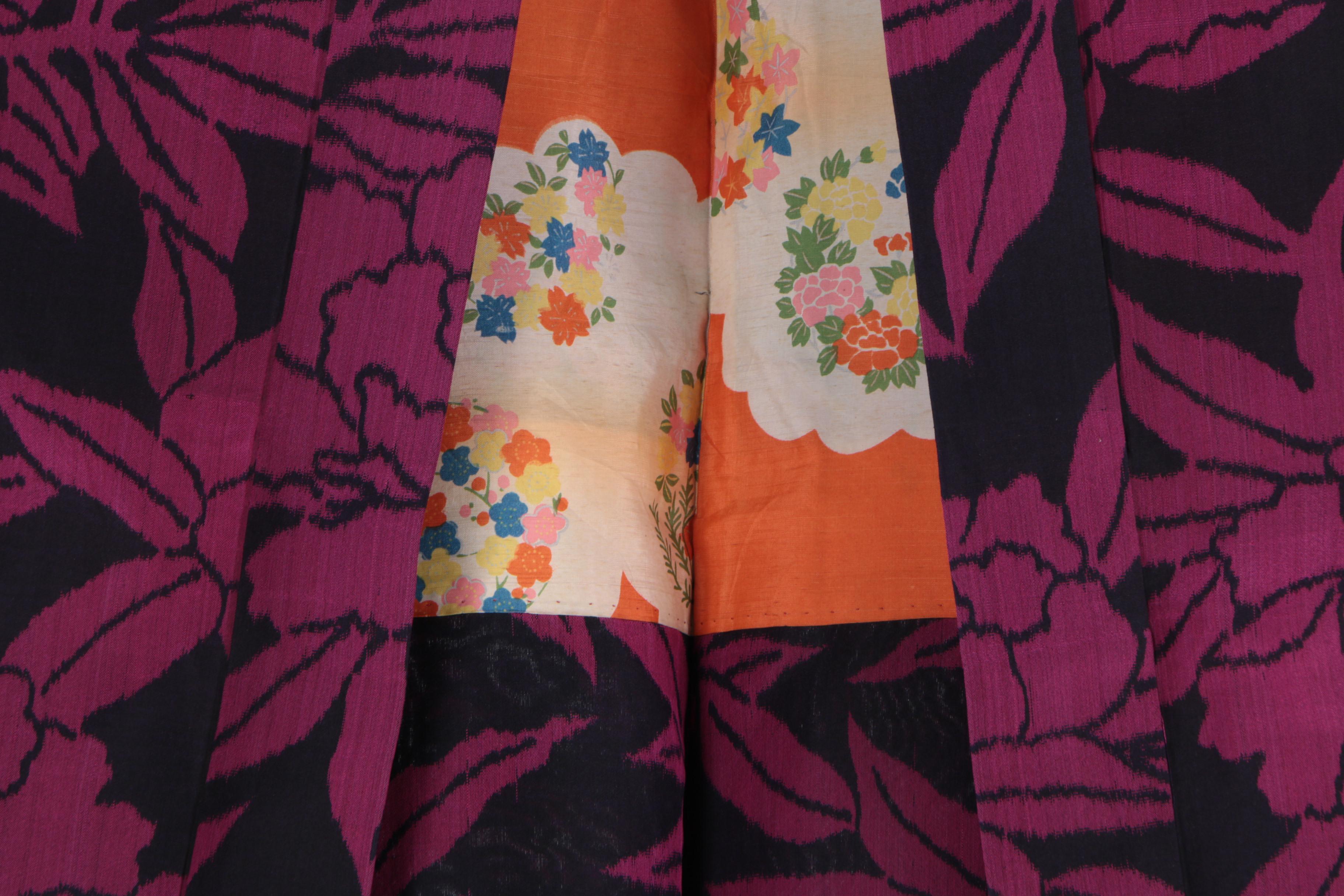 Circa 1950s Vintage Silk Haori Jacket