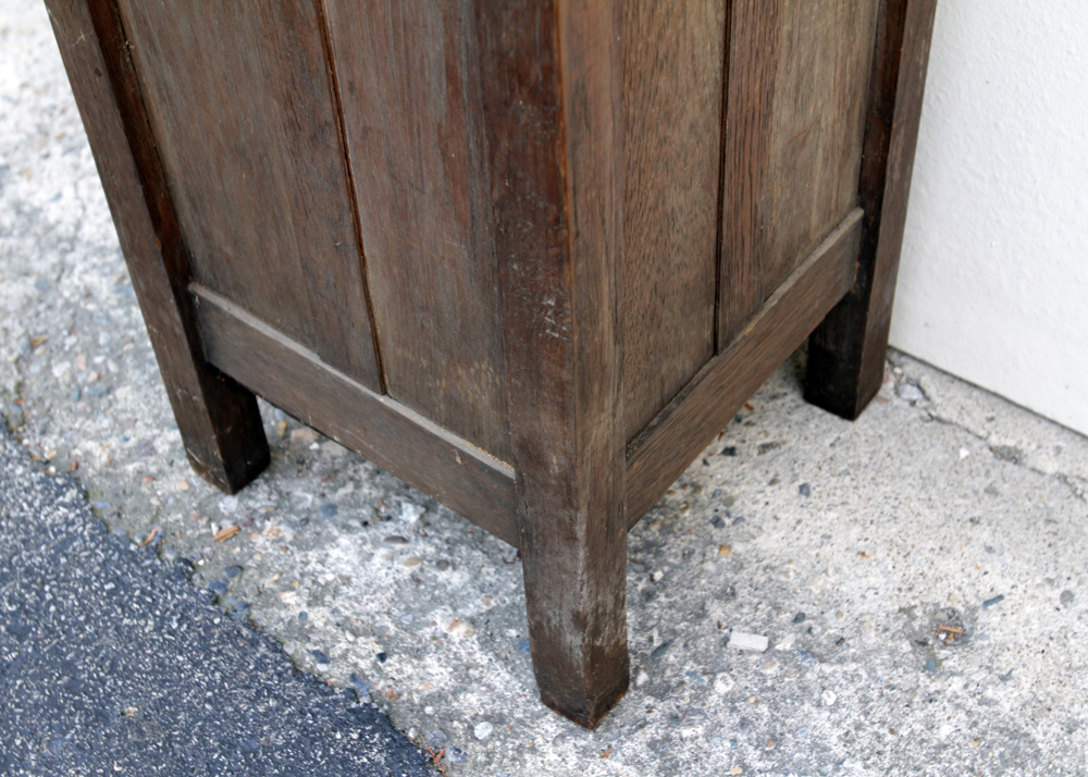 Arts-and-Crafts Oak Umbrella Stand