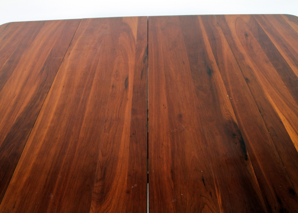 Vintage Sheraton Style Cherry Drop-Leaf Dining Table