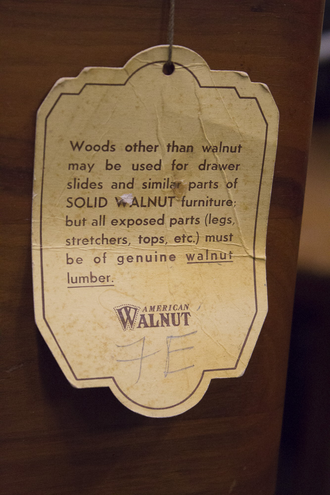 Mid Century Modern Walnut Chest of Drawers from Bissman