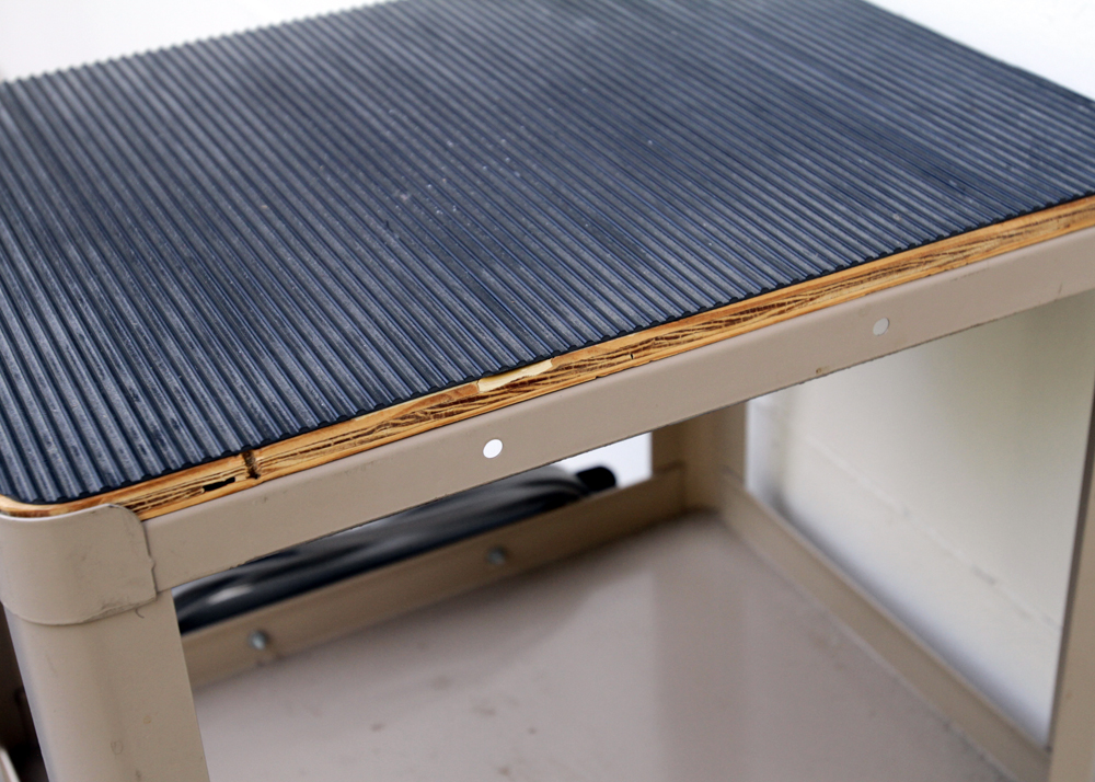 Pair of Rolling Media Carts