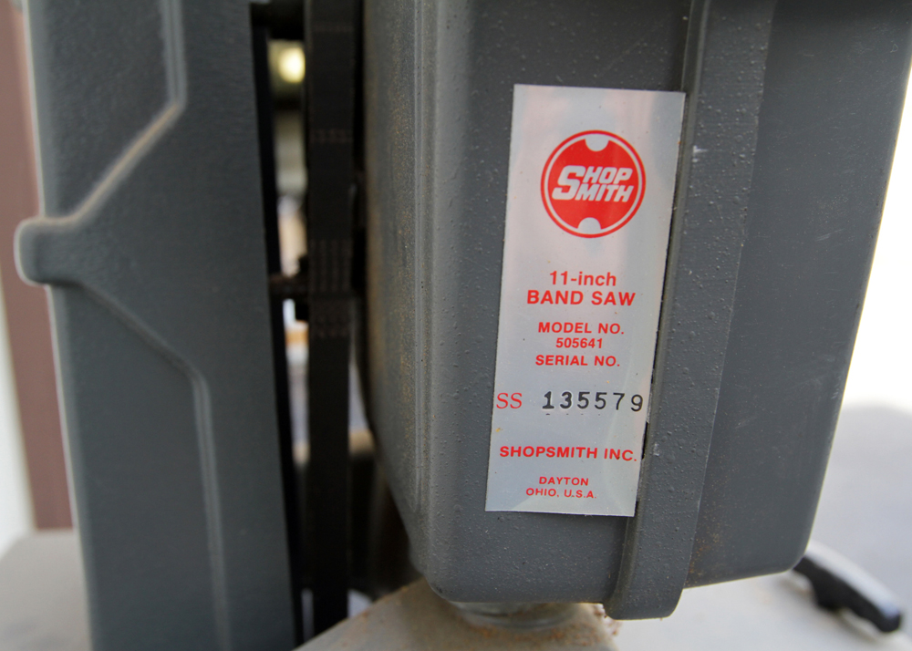 Shop Smith 11" Band Saw