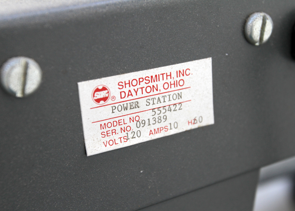 Shopsmith Power Station