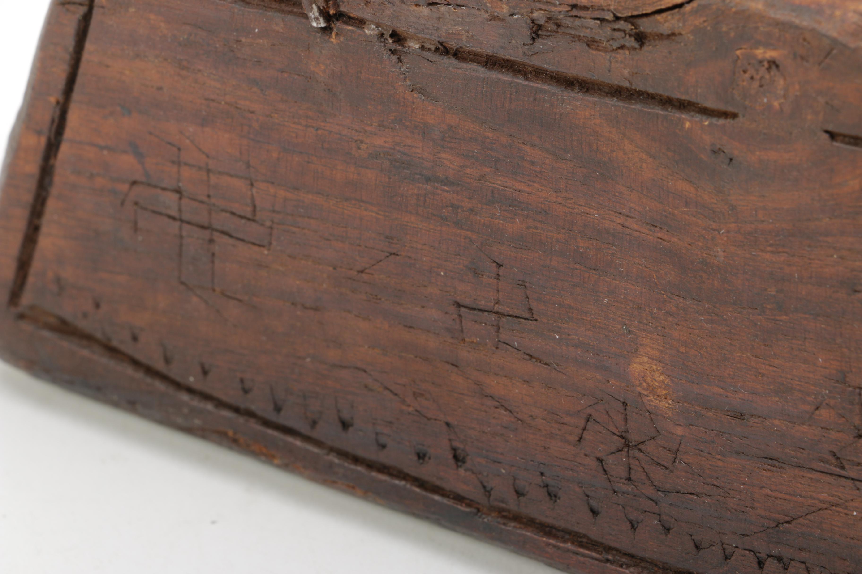 Rustic Wooden Box with Iron Handle