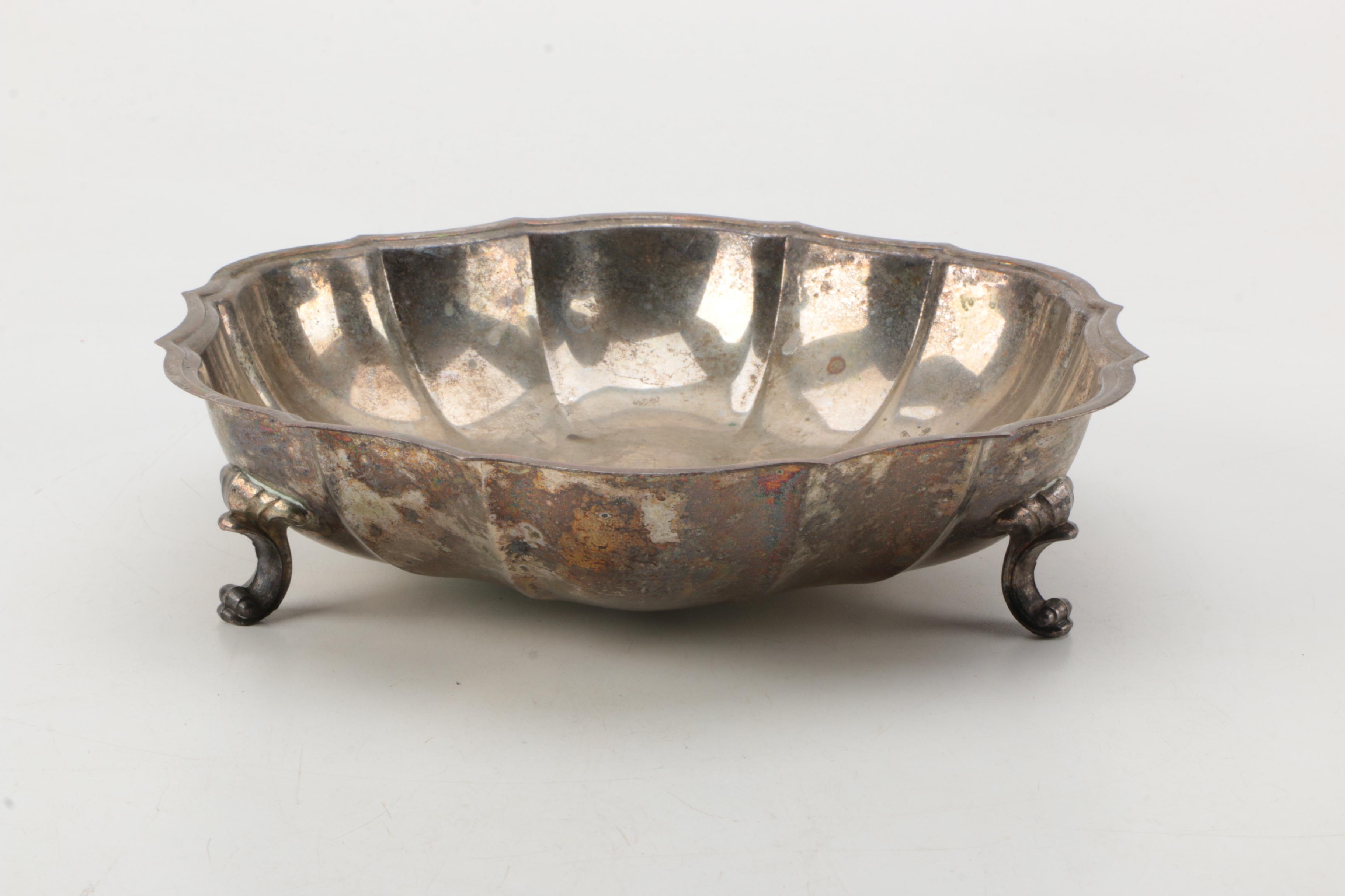 Assortment of Silver Plate Tableware Including Reed & Barton