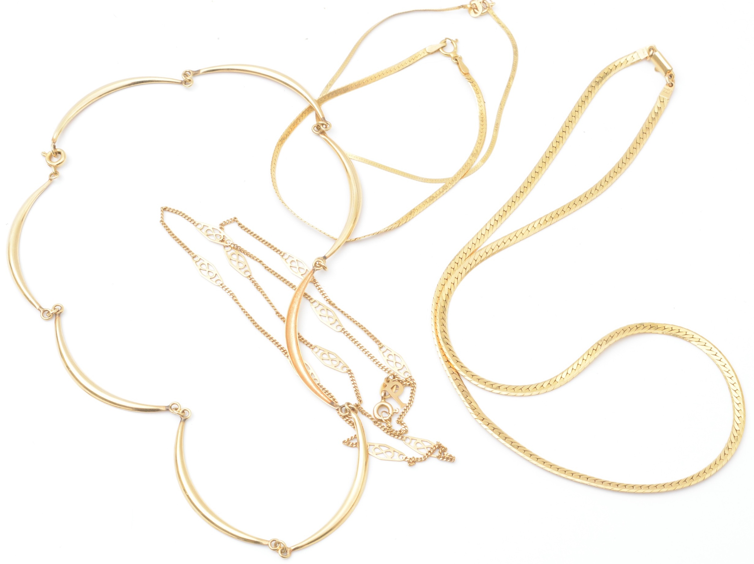 14K Gold Collection and 18K Bracelet